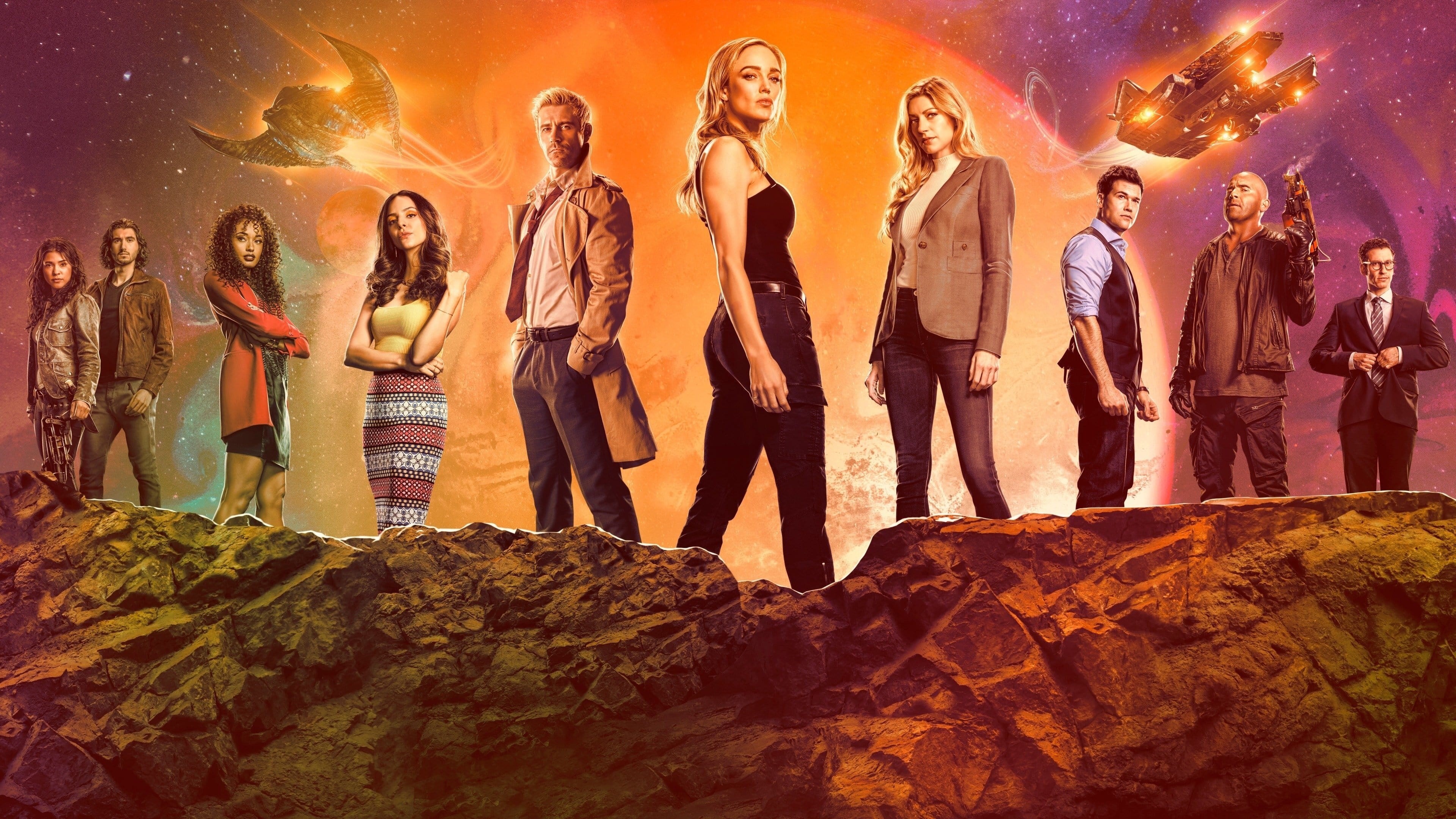 Legends of Tomorrow, 2016 TV series, Movie backdrops, Epic adventure, 3840x2160 4K Desktop