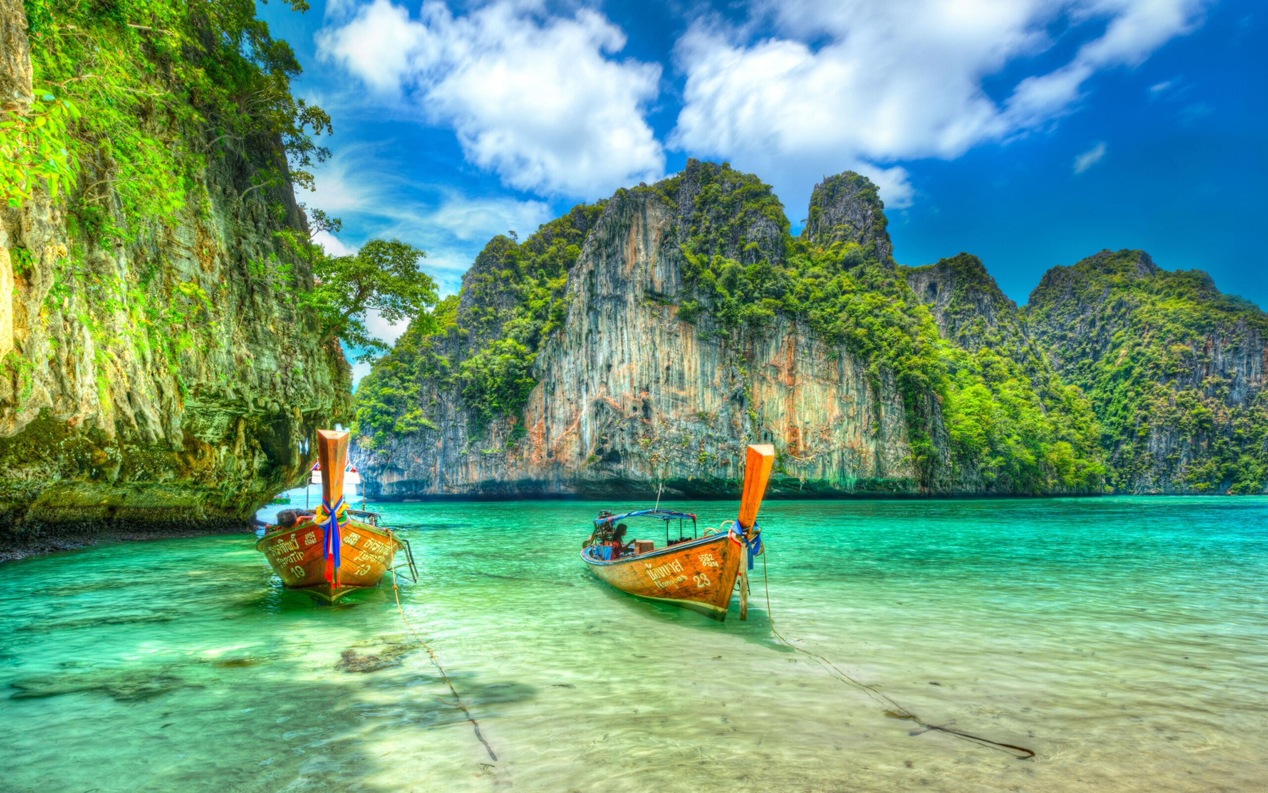 Phi Phi, Maya Bay, Ko Phi Phi Leh, Exotic, 2560x1600 HD Desktop