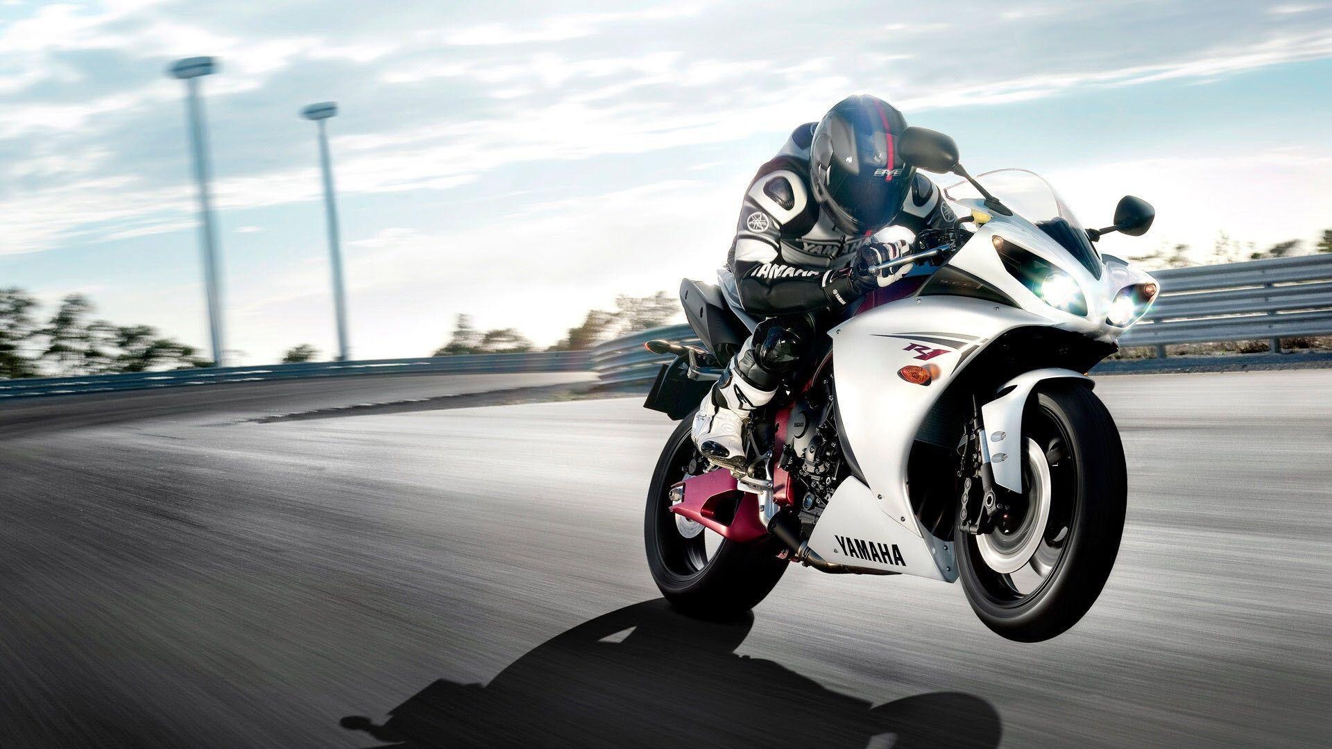 Street bike adrenaline rush, Urban cityscape, Powerful speed demon, Automotive artistry, 1920x1080 Full HD Desktop