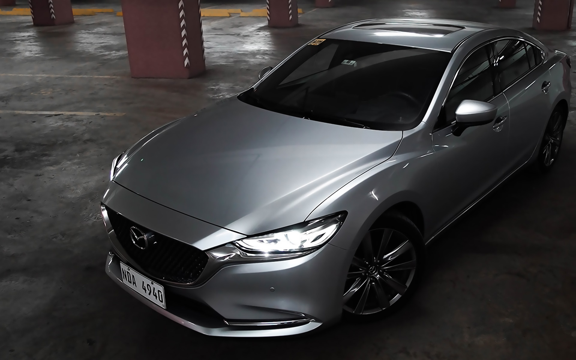 Mazda 6 sedan, Parking 2019, Japanese cars, 1920x1200 HD Desktop