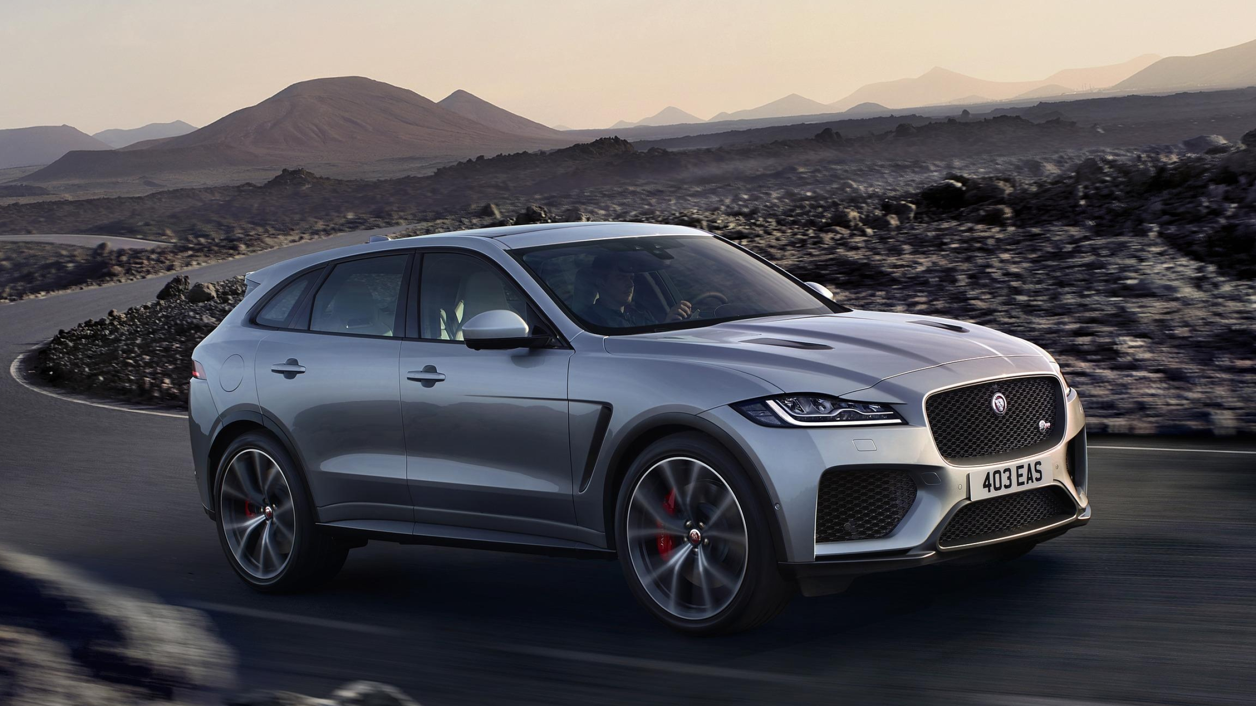 Jaguar F-PACE, SVR powerhouse, Performance at its peak, Exhilarating drive, 2560x1440 HD Desktop