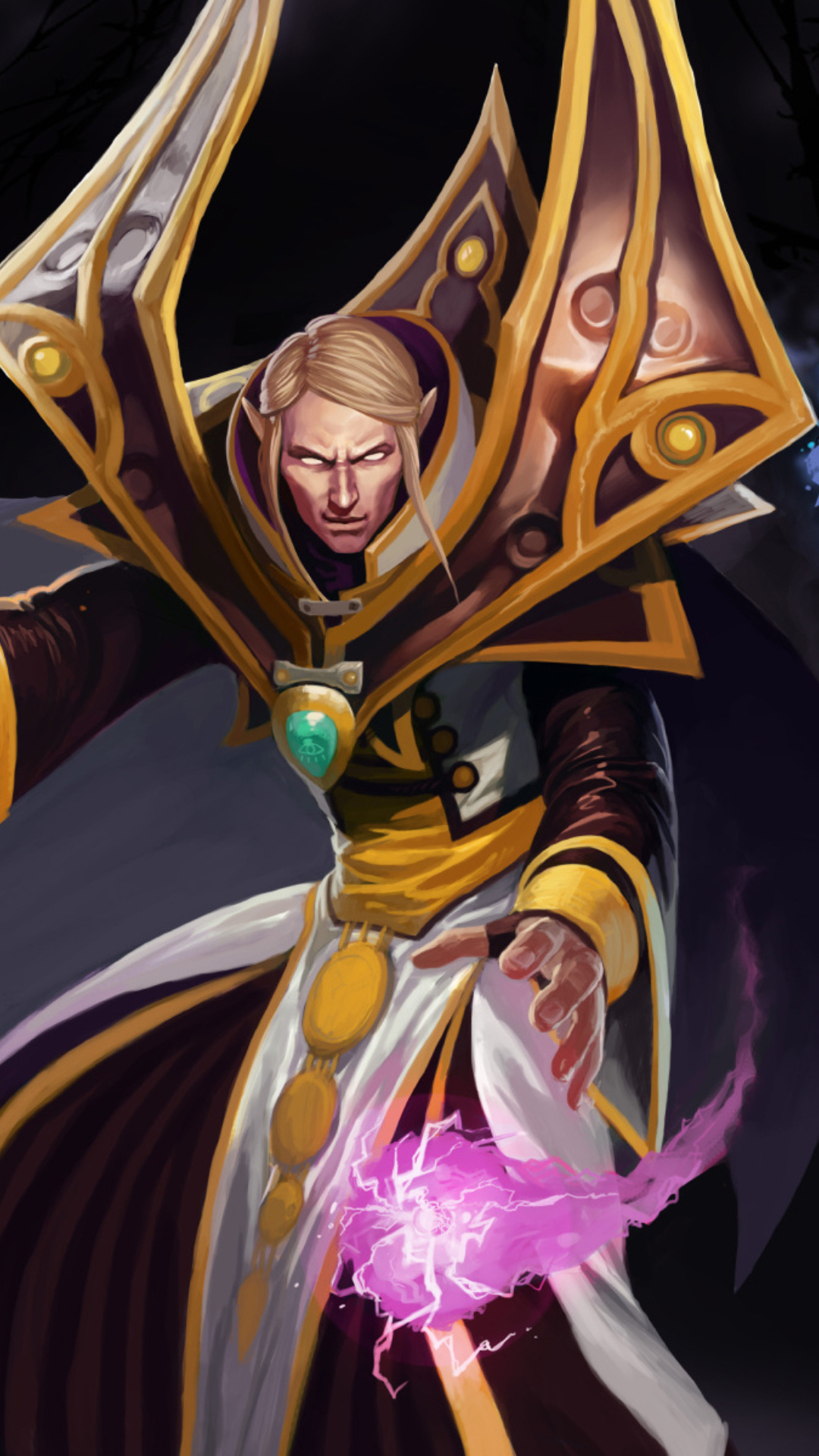 Invoker, Dota 2, Invok bunker, Powerful abilities, 1080x1920 Full HD Phone