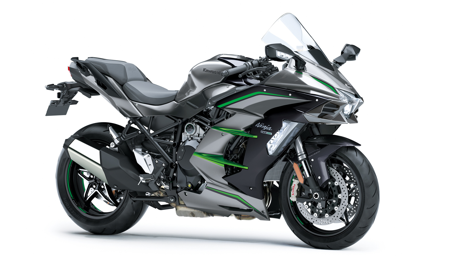 Kawasaki Ninja H2, Superbike phenomenon, Sleek design, Advanced technology, 1920x1080 Full HD Desktop