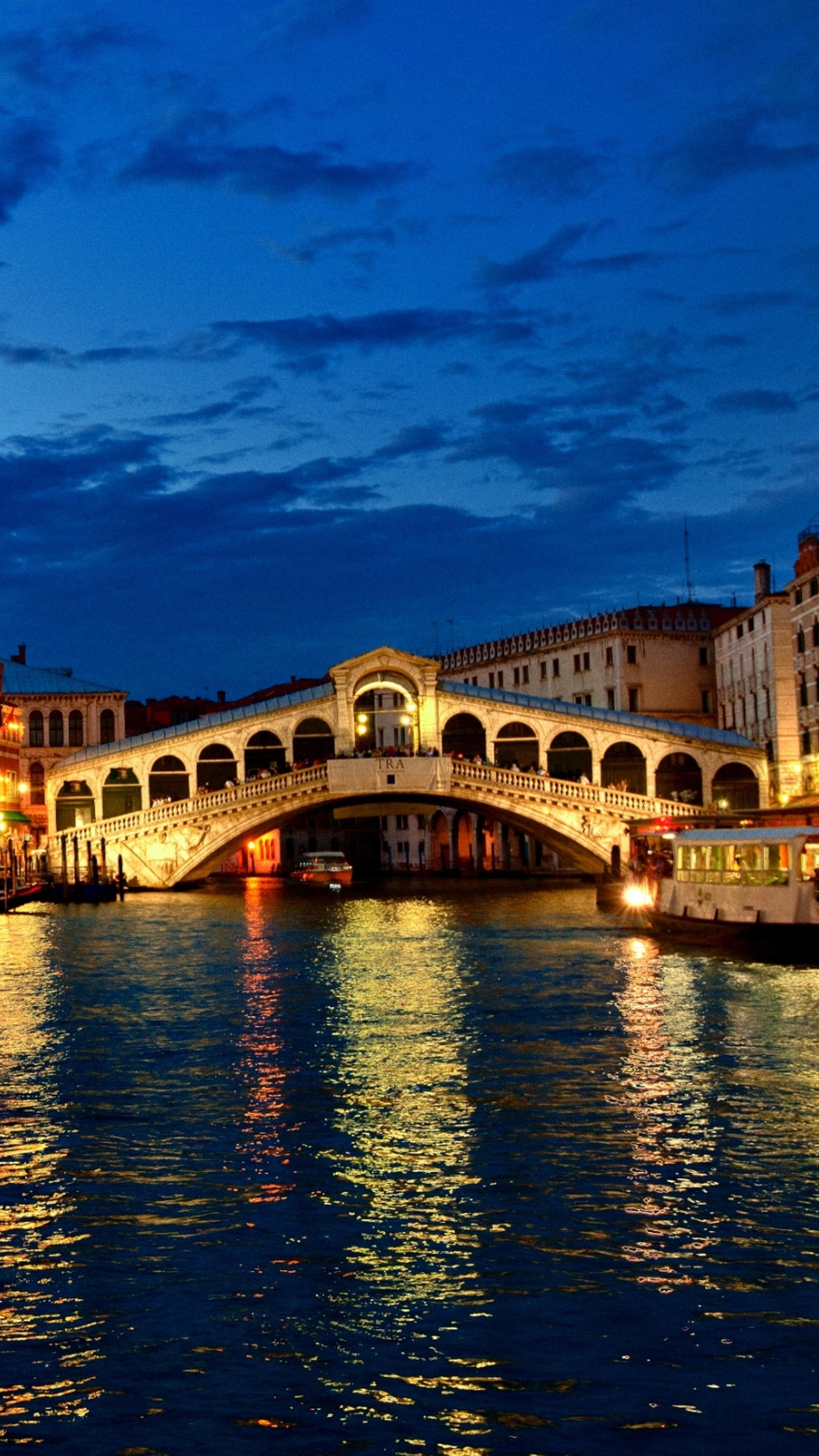 Rialto Bridge, Venice Wallpaper, 2160x3840 4K Phone