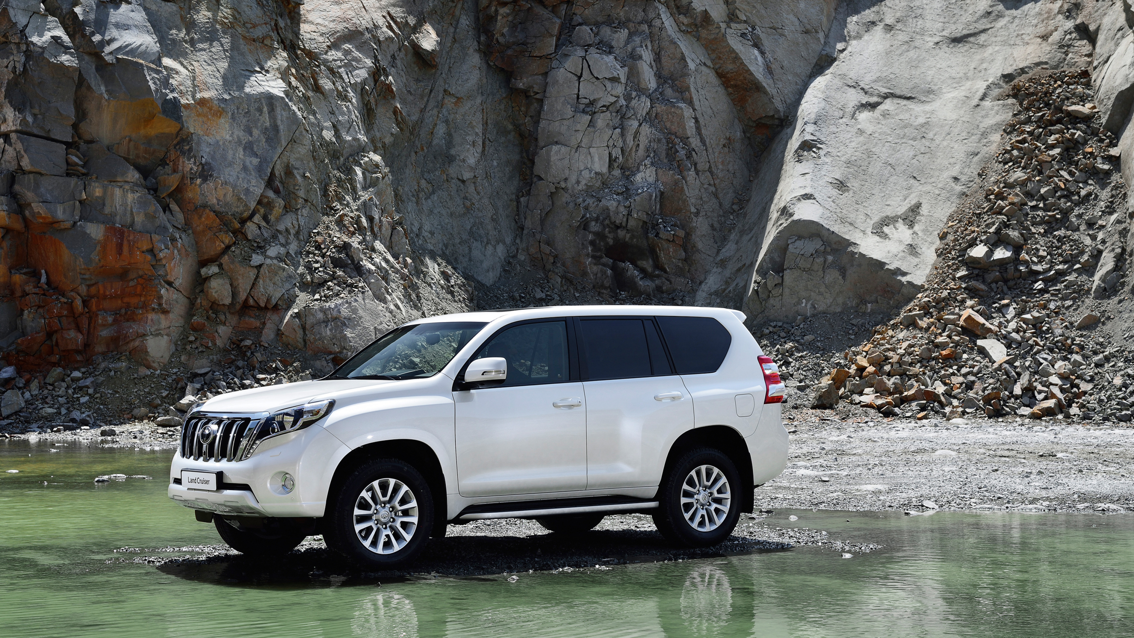 Toyota Land Cruiser, Prado edition, Desktop wallpapers, Ultra HD, 3840x2160 4K Desktop