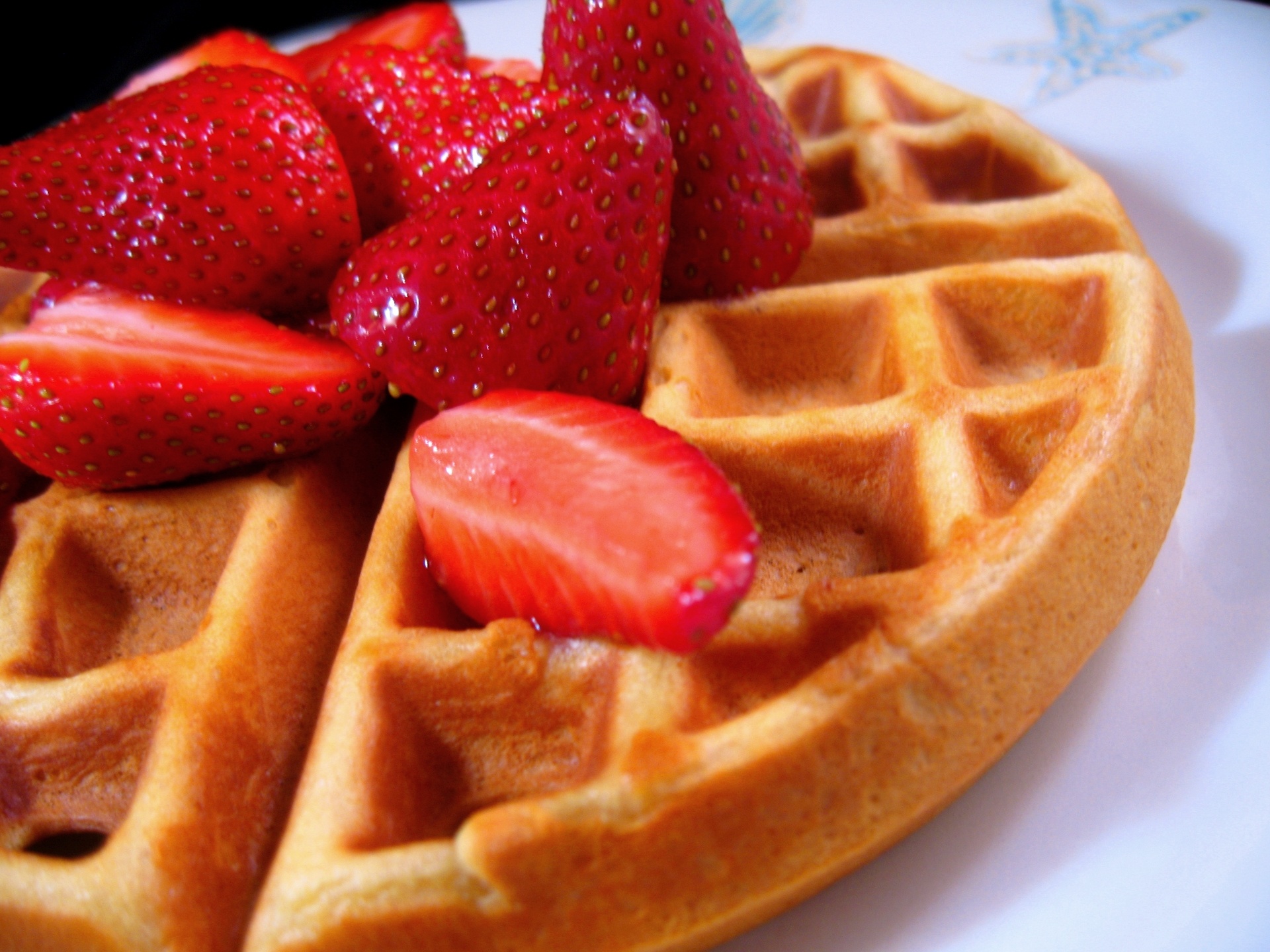 Waffle wallpaper, Appetizing treat, Delicious delight, Crispy goodness, 1920x1440 HD Desktop