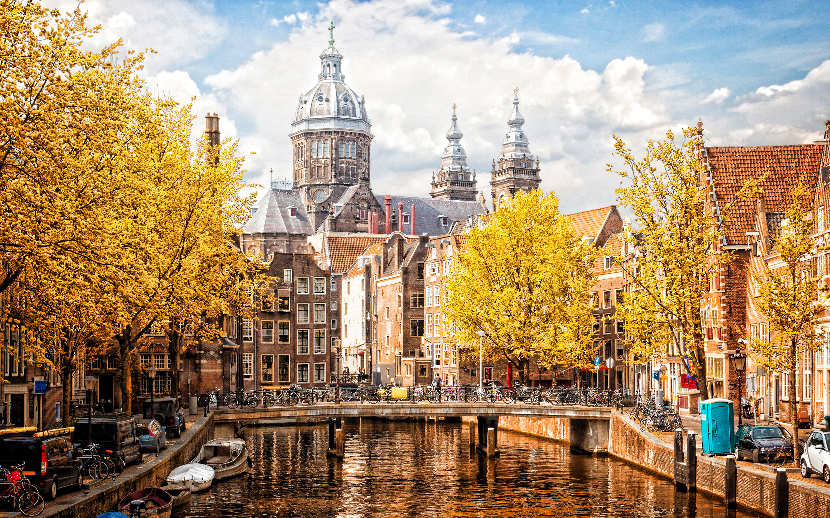 Basilica of Saint Nicholas, Amsterdam Wallpaper, 2880x1800 HD Desktop