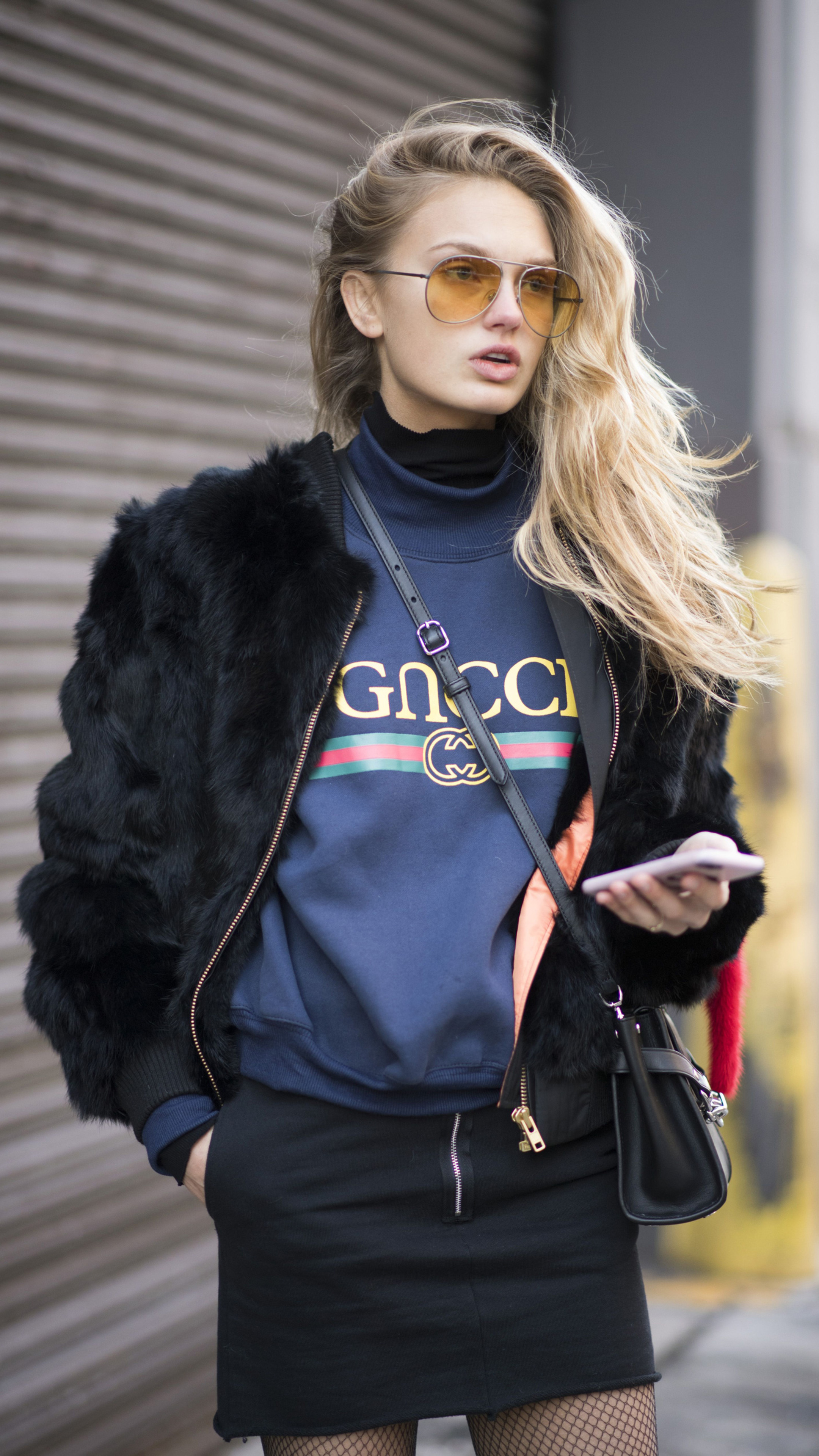 Romee Strijd, Gucci Wallpaper, 2160x3840 4K Phone
