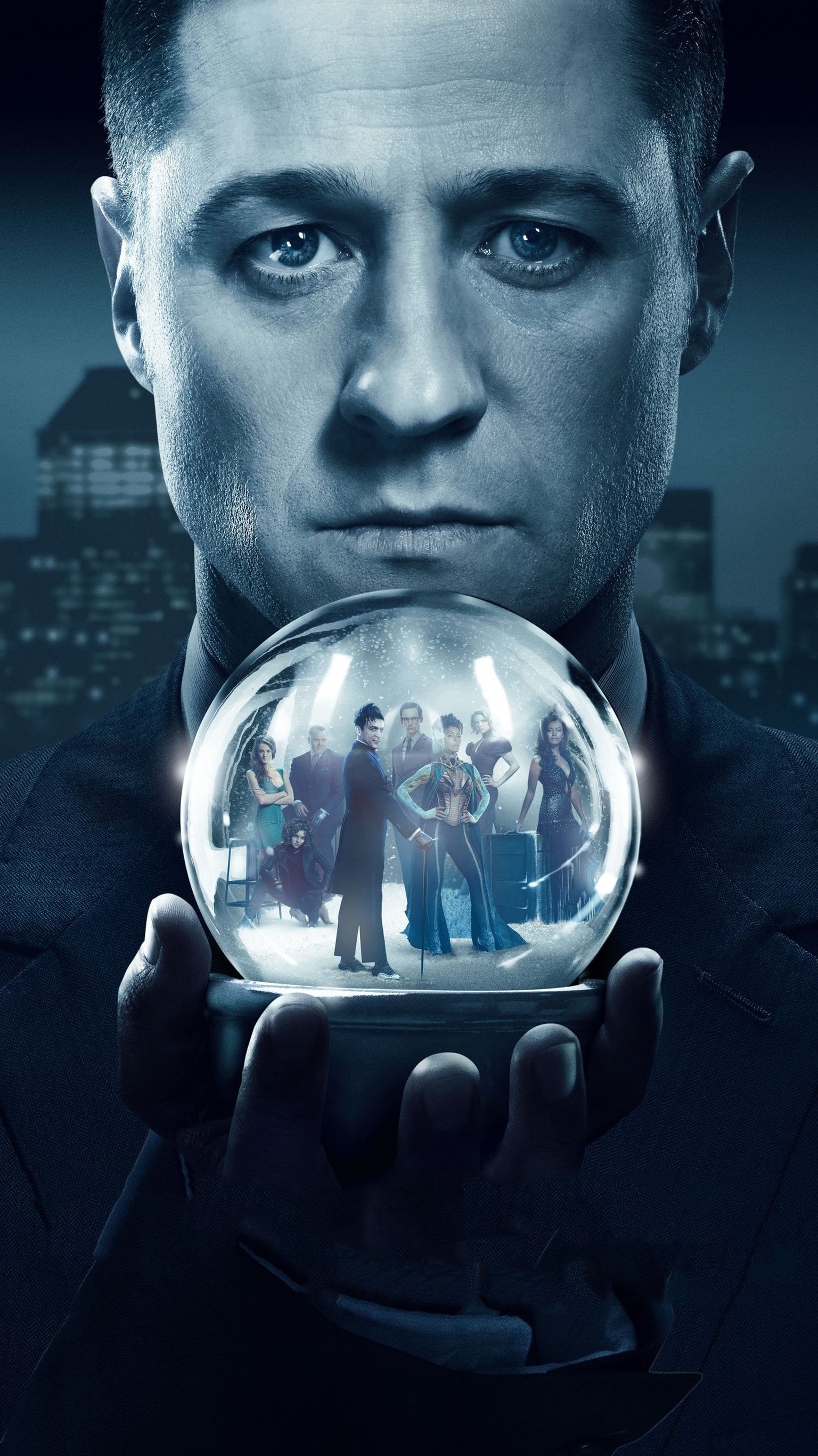 Gotham, Impressive phone wallpapers, Gritty and captivating, Gotham's vigilantes, 1540x2740 HD Phone