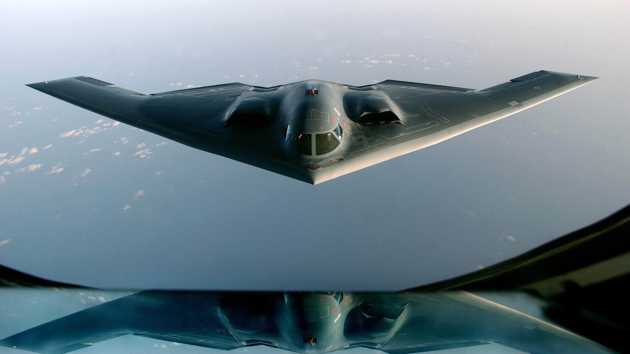 Northrop Grumman, B-2 Spirit, Black Fighter Plane, 2560x1440 HD Desktop