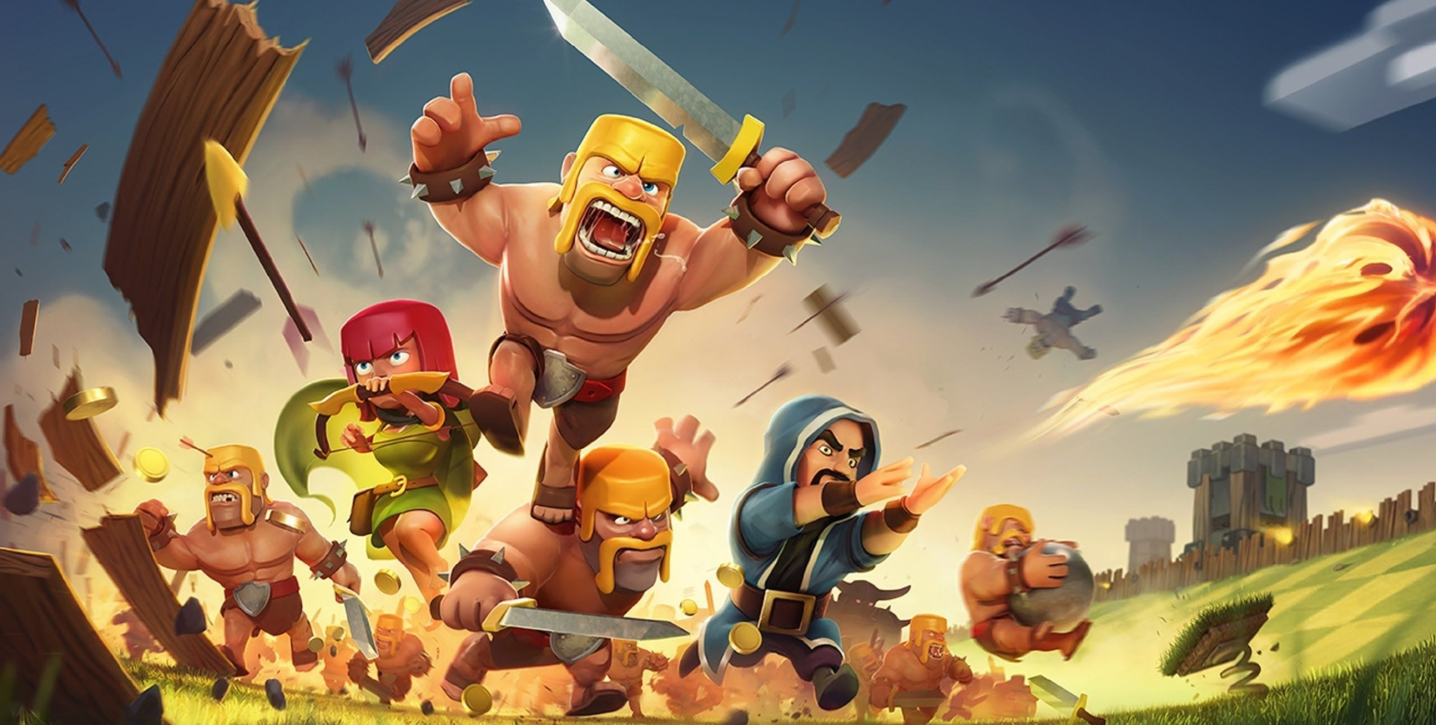 Cool Clash of Clans, Customized bases, Unique village layouts, Battle formations, 2860x1440 HD Desktop