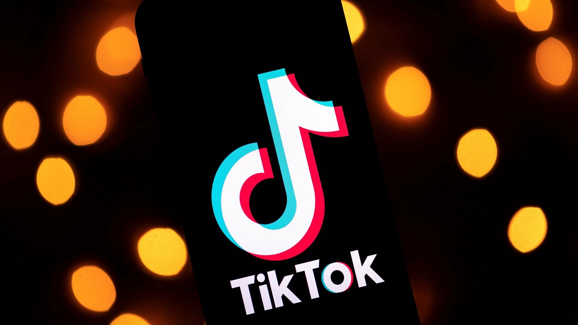 TikTok logo, Iconic symbol, Brand representation, Recognizable image, 1920x1080 Full HD Desktop