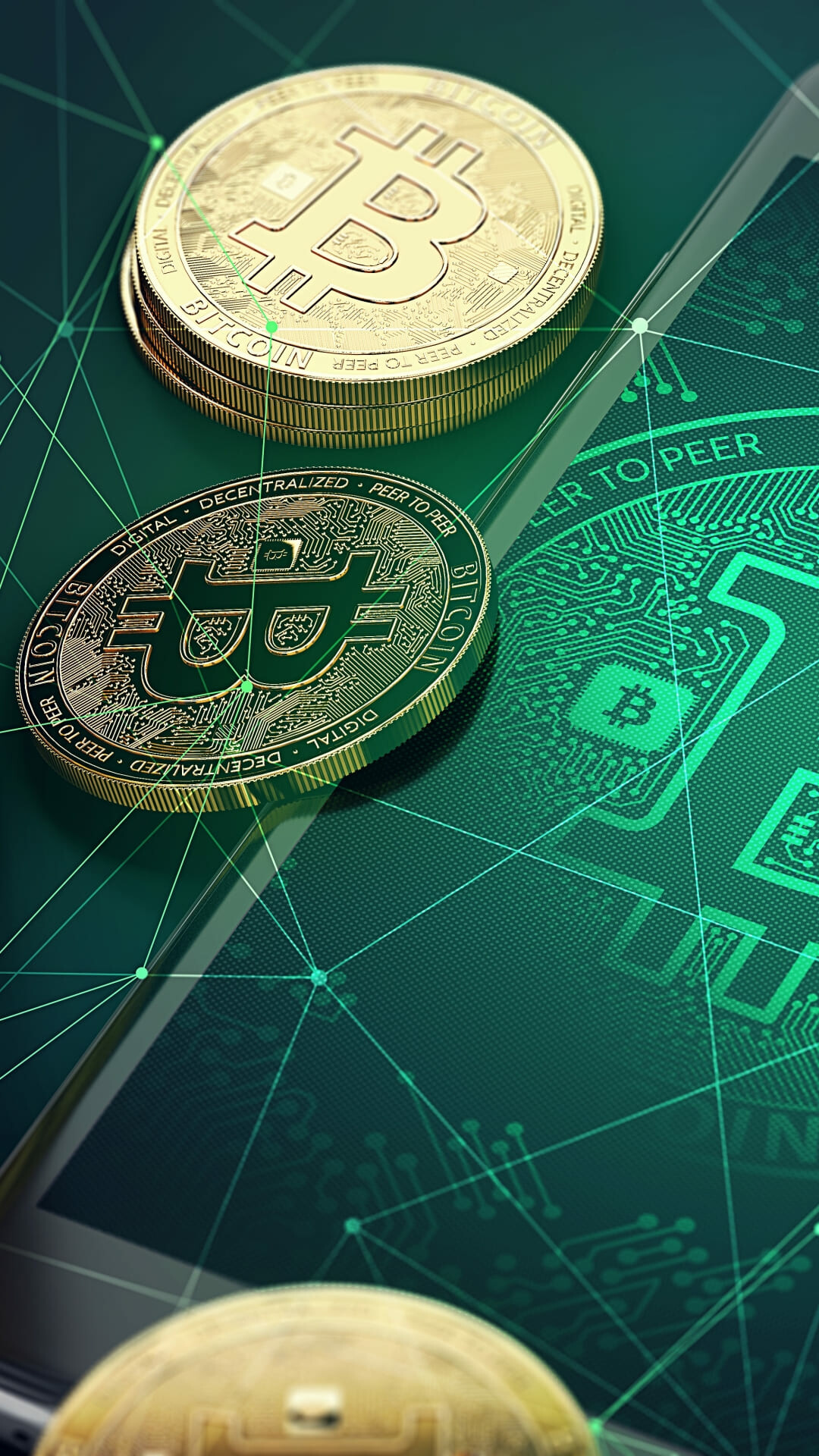 Bitcoin 4K wallpapers, Best quality, High resolution, Digital currency, 1080x1920 Full HD Phone