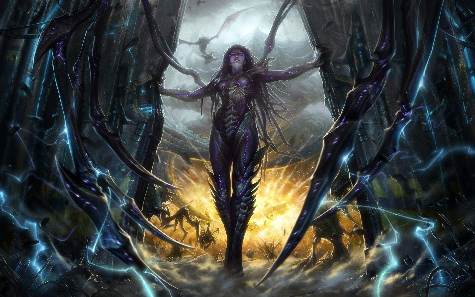 StarCraft Kerrigan wallpapers, StarCraft Kerrigan backgrounds, Gaming, StarCraft, 1920x1200 HD Desktop