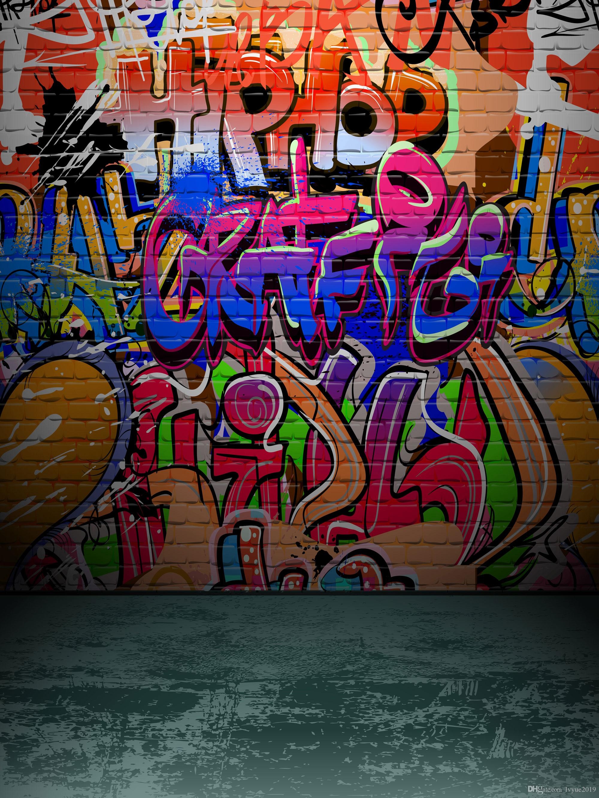 Brick wall, Hip-hop Graffiti Wallpaper, 2000x2670 HD Phone