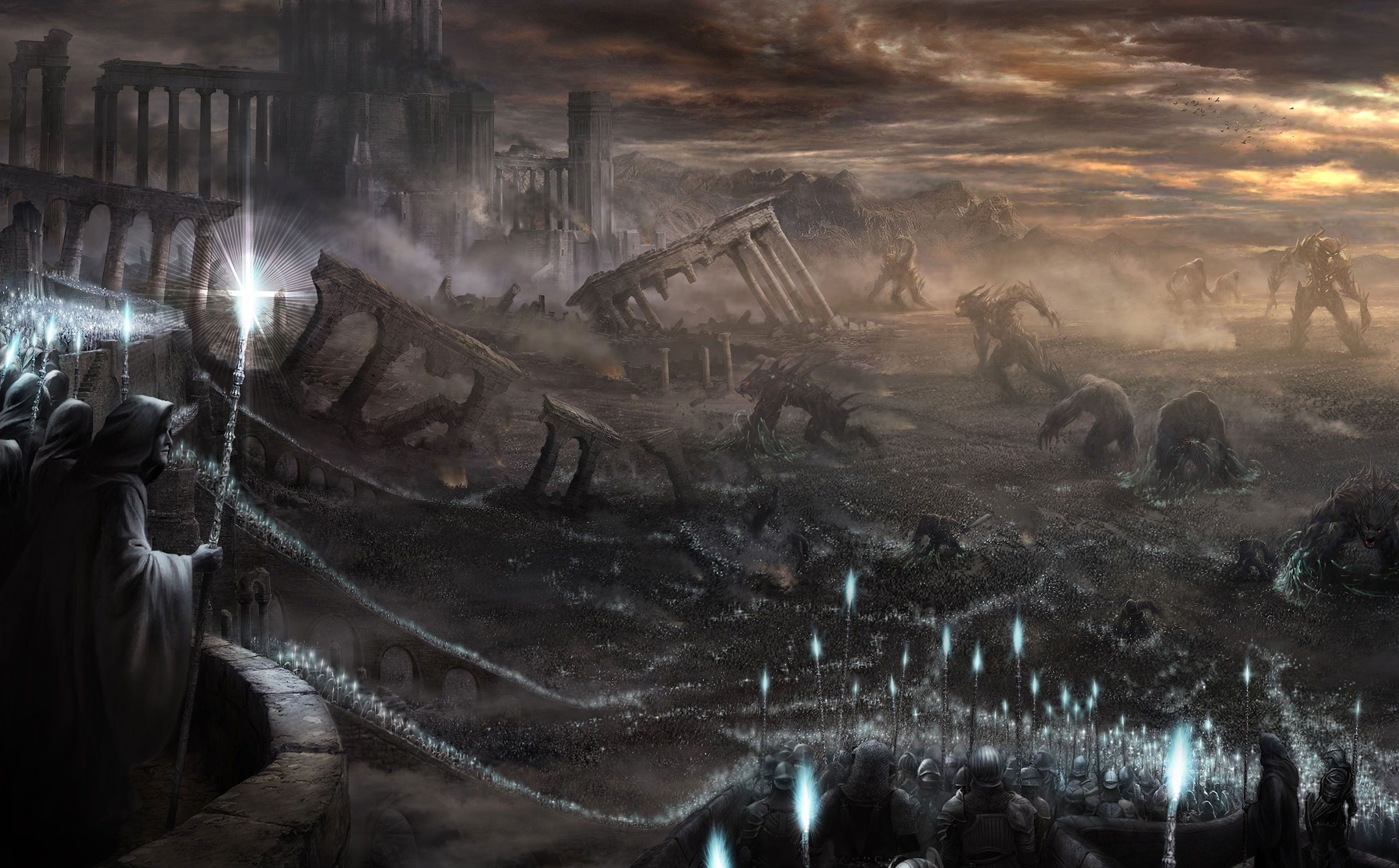 Demon’s Souls, Dark Action Wallpaper, 2530x1570 HD Desktop