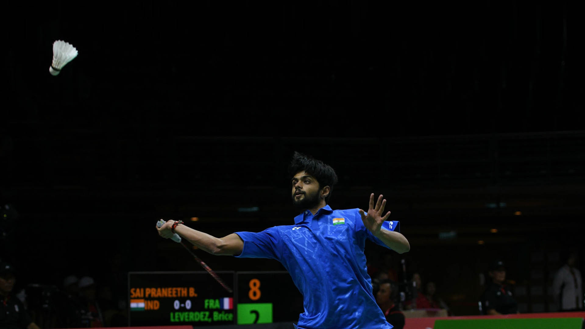 B. Sai Praneeth, Thomas Cup, Uber Cup, Last group match, 1920x1080 Full HD Desktop