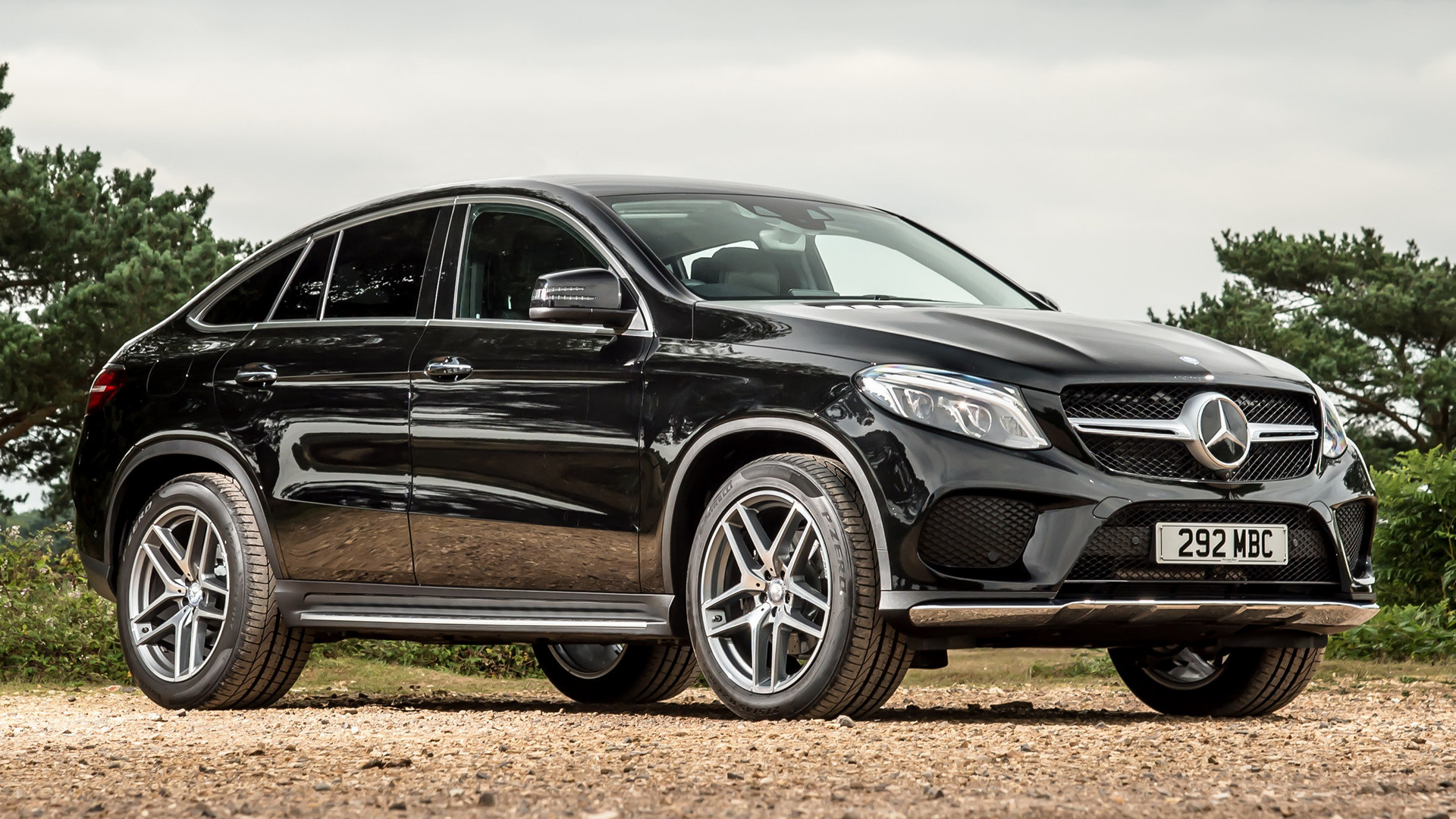 Mercedes-Benz GLE Class Coupe, AMG Line UK, High-definition wallpaper, 1920x1080 Full HD Desktop