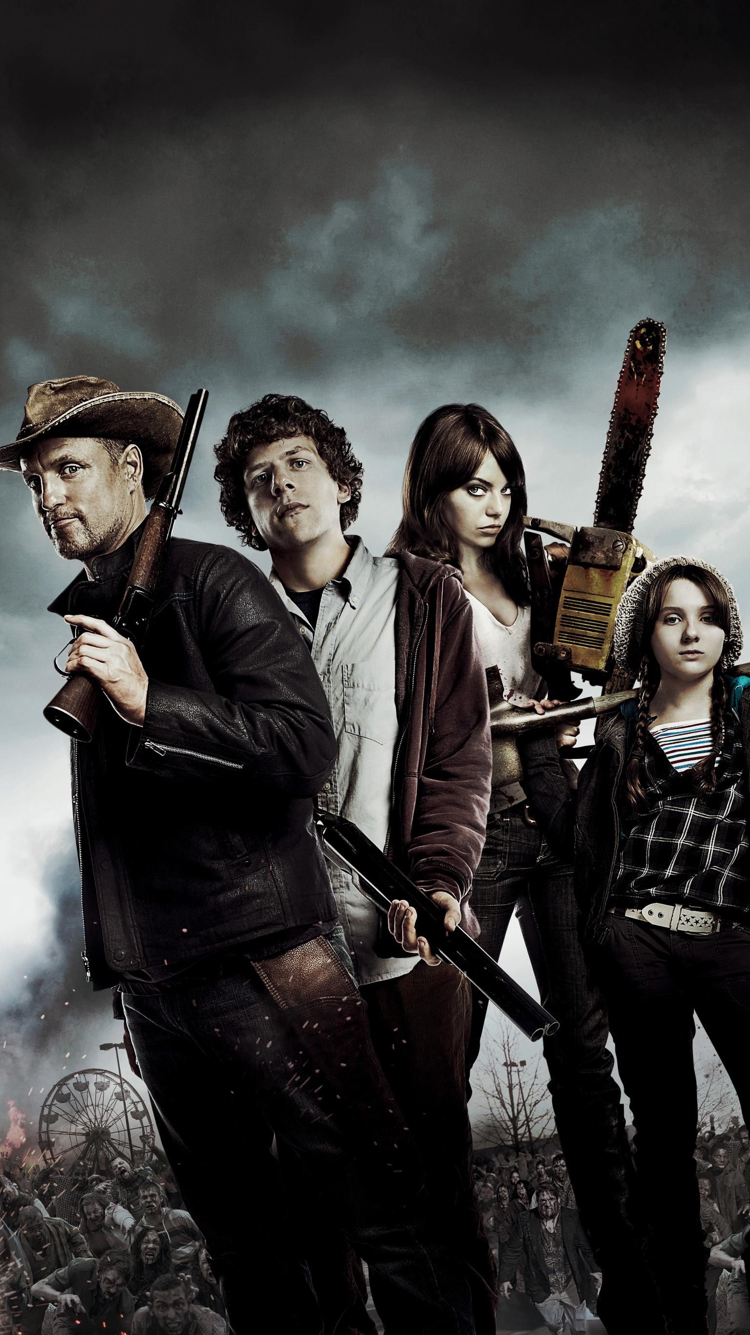 Zombieland, Zombieland Wallpaper, 1540x2740 HD Phone