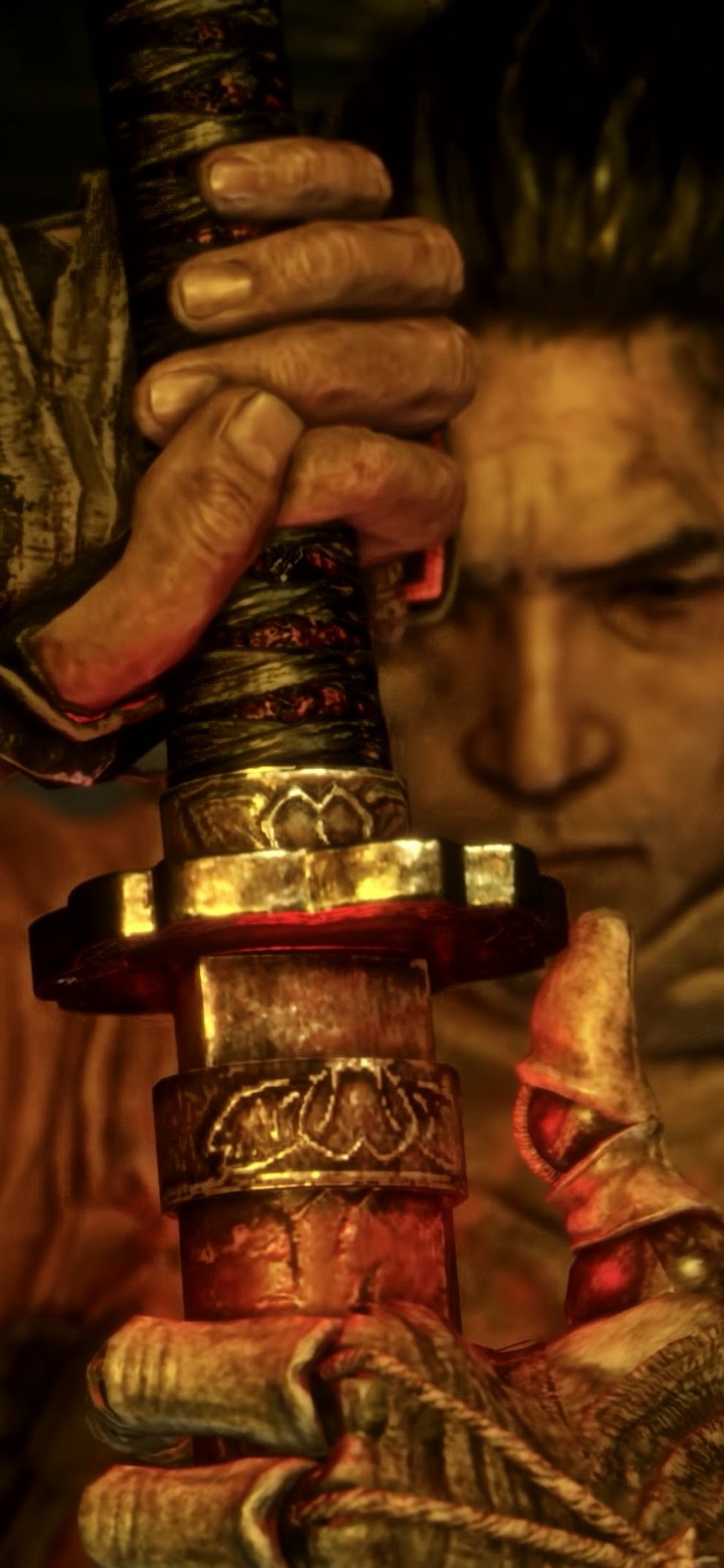 Wolf (Sekiro), Kusabimaru katana, Shinobi Prosthetic, HD Phone wallpaper