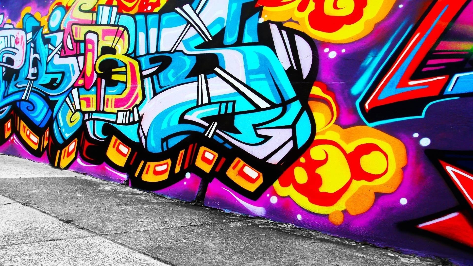 Neon, Hip-hop Graffiti Wallpaper, 1920x1080 Full HD Desktop