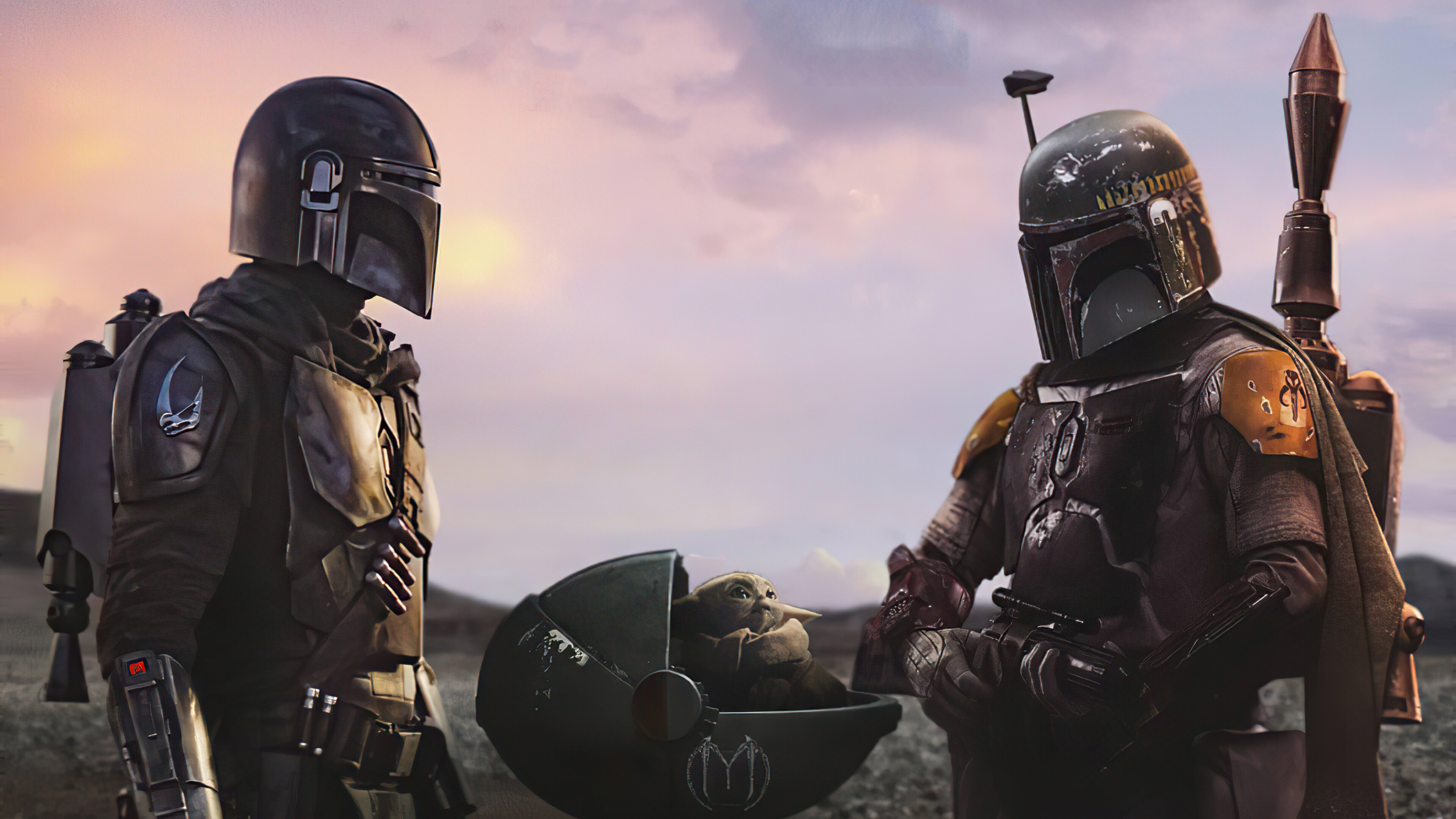 The Mandalorian, Season 2, 4K HD, Adventure in the Star Wars universe, 3840x2160 4K Desktop