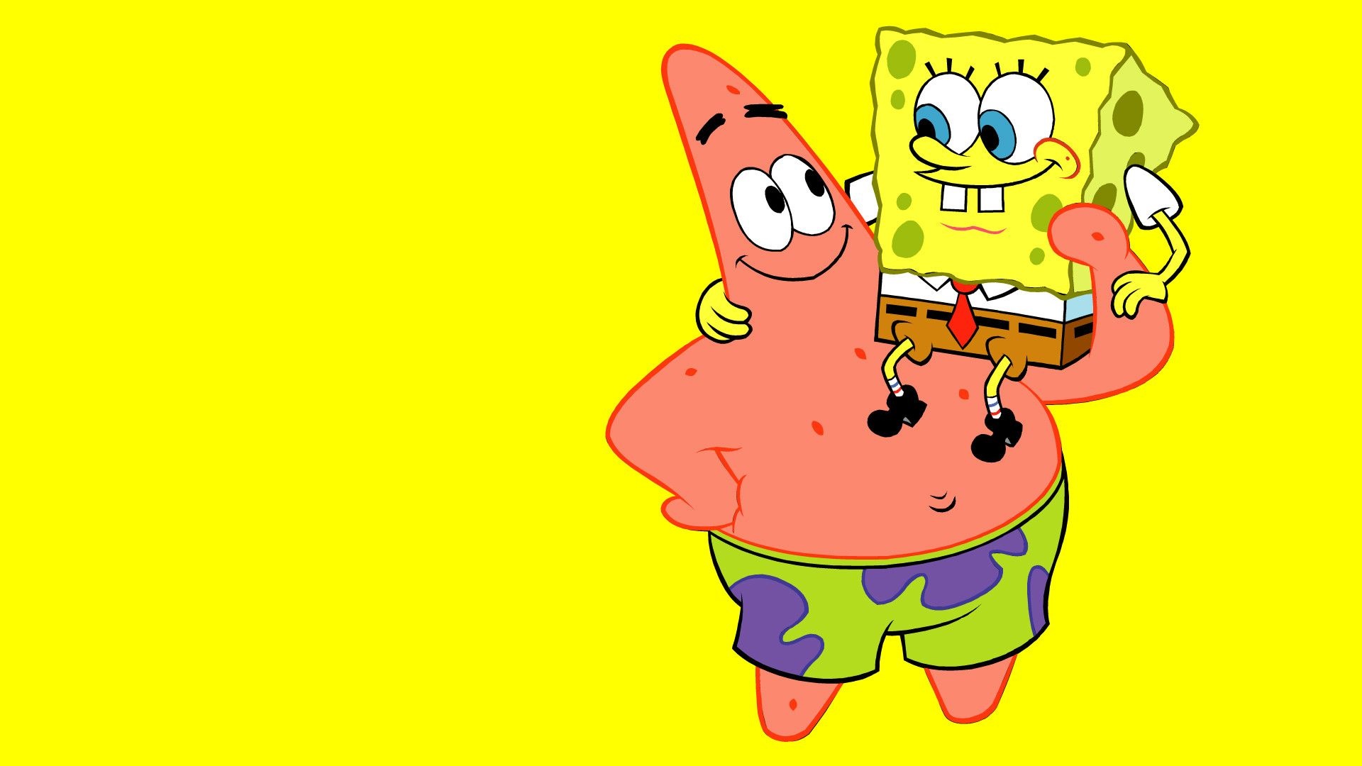 Cute SpongeBob wallpapers, Adorable character, Smiling face, 1920x1080 Full HD Desktop