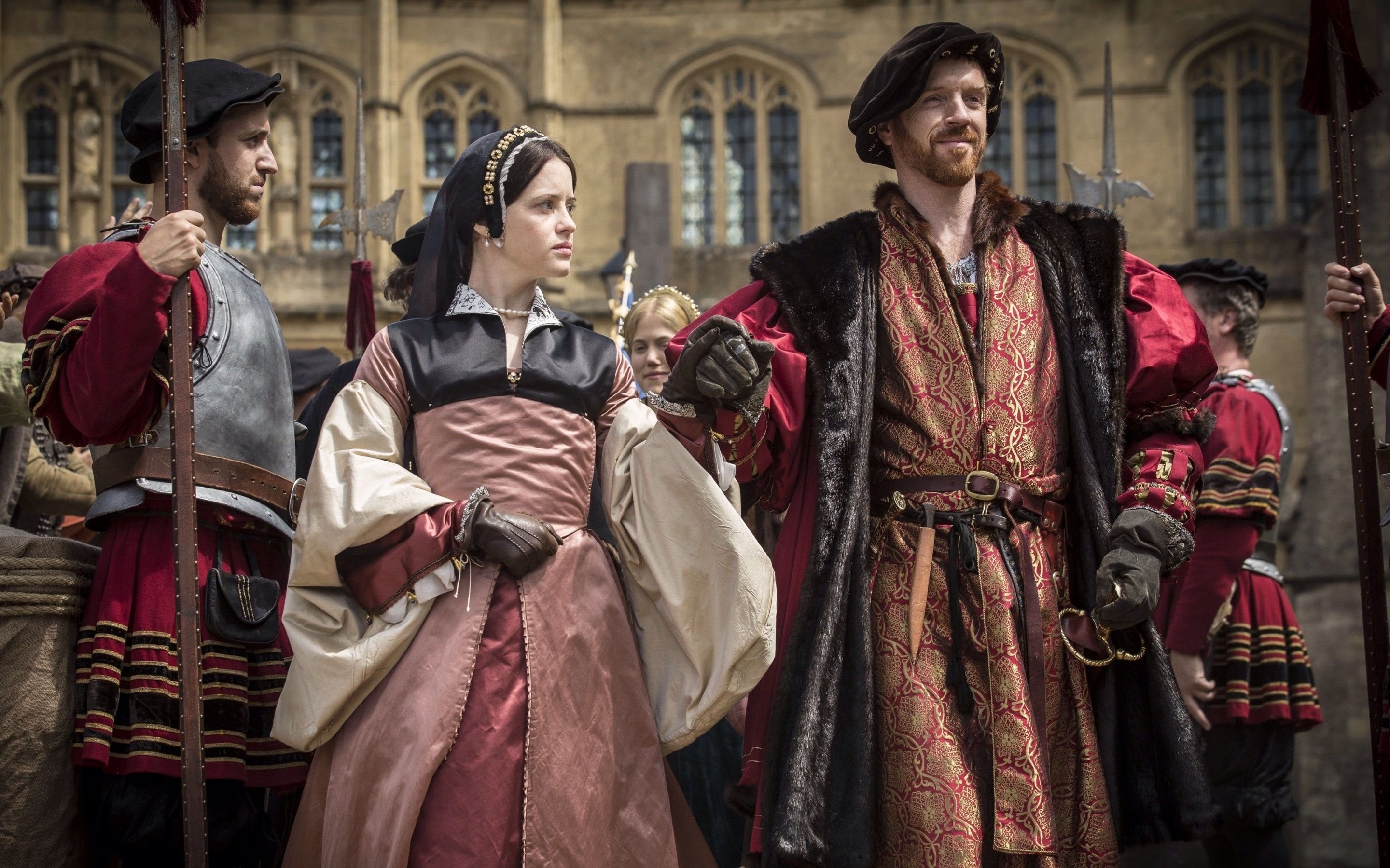 Claire Foy, Movies star, Wolf Hall series, Anne Boleyn character, 2880x1800 HD Desktop