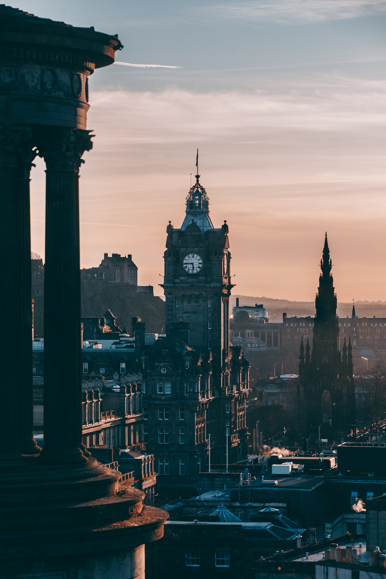 Edinburgh Skyline, Snaps from Edinburgh, Captivating photography, Travel memories, 1280x1920 HD Phone