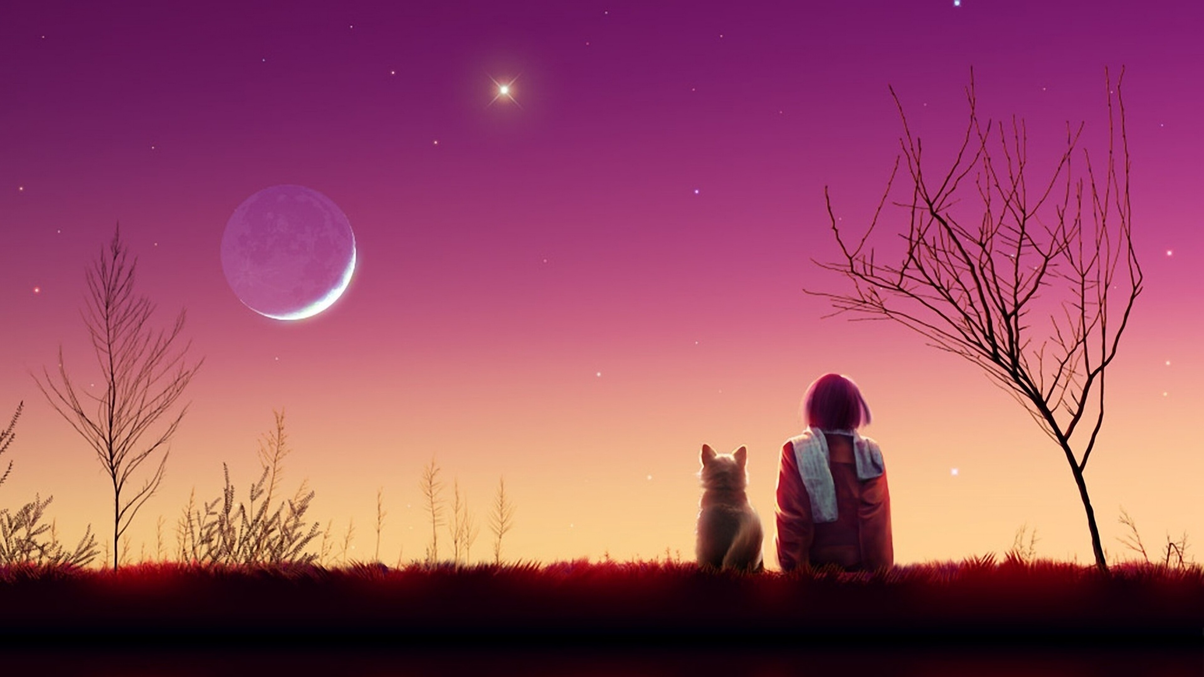 Anime, Sunsets Wallpaper, 3840x2160 4K Desktop