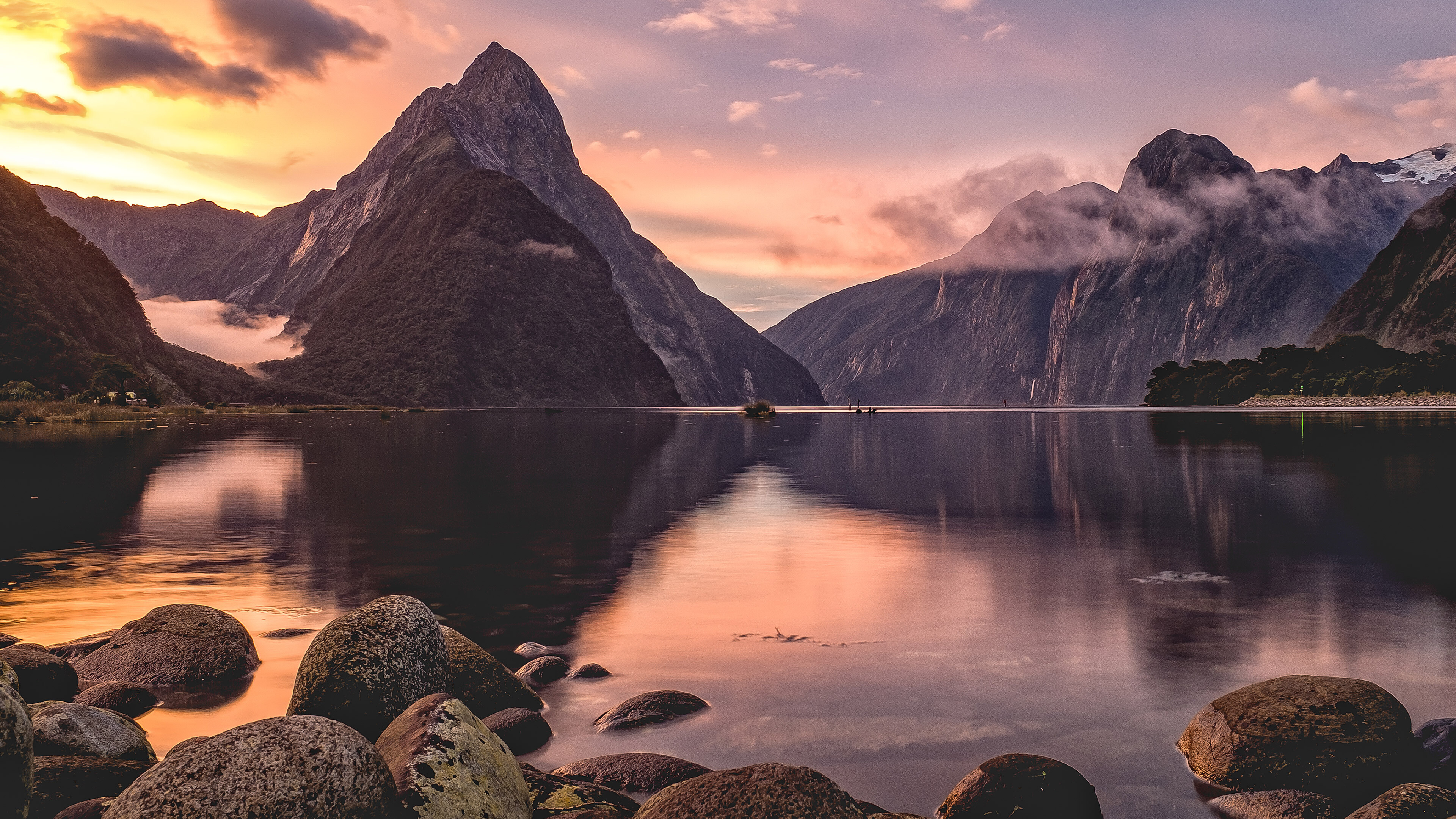 Milford Sound, New Zealand Wallpaper, 3840x2160 4K Desktop