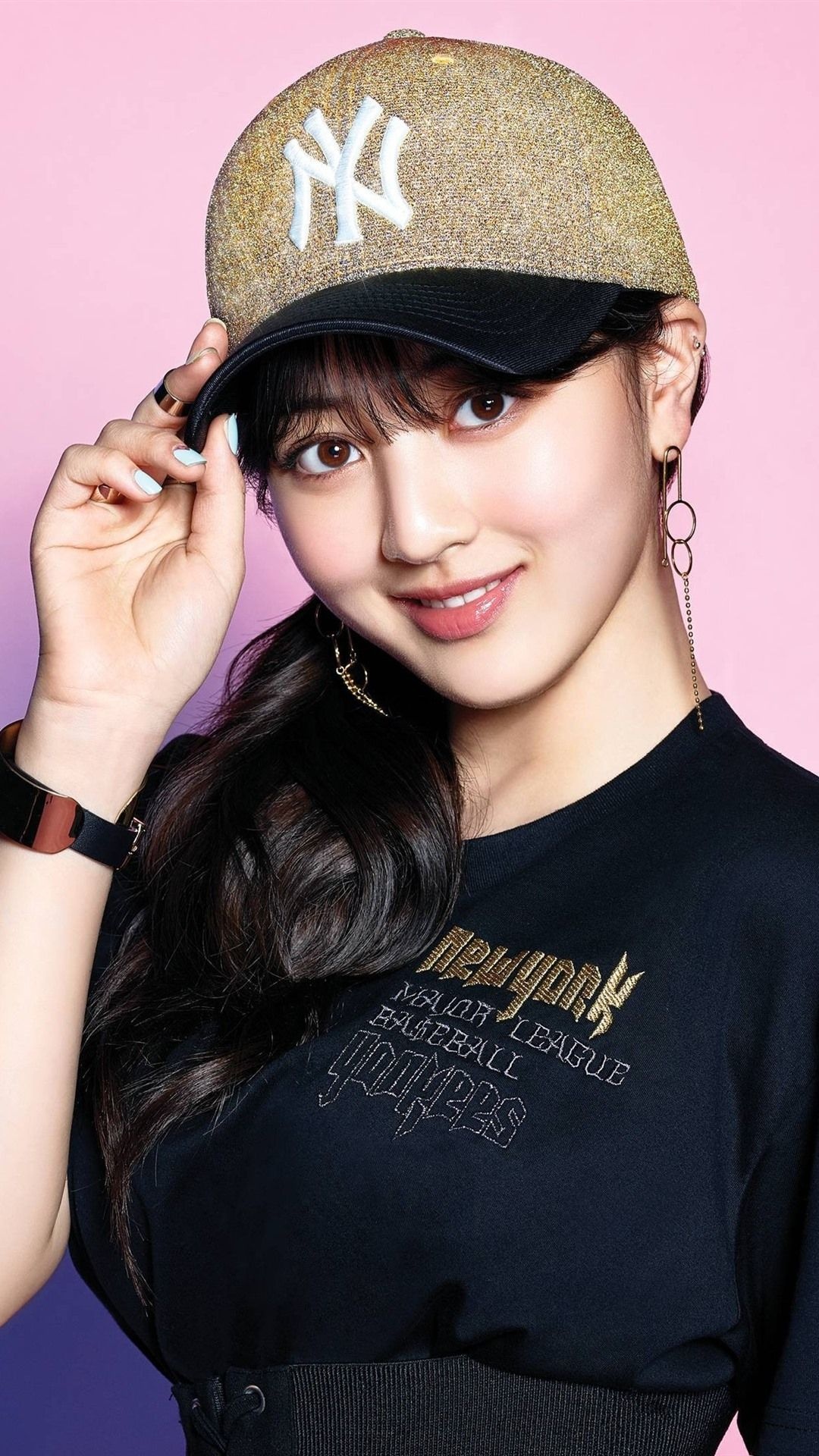 Jihyo, Stunning wallpapers, Aesthetic backgrounds, 1080x1920 Full HD Phone