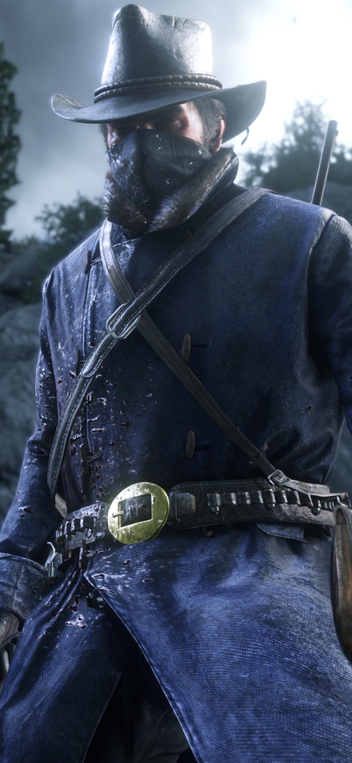 Red Dead Redemption 2, PS4 4K, iPhone XS, HD wallpapers, 1130x2440 HD Phone