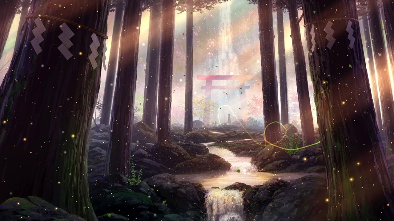 Lofi Forest Wallpaper 1280x720