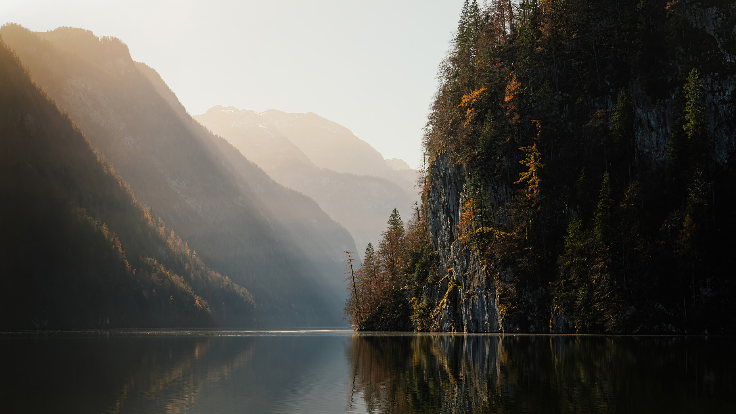 Koenigssee lake, Germany travels, 5K resolution, HD images, 2560x1440 HD Desktop