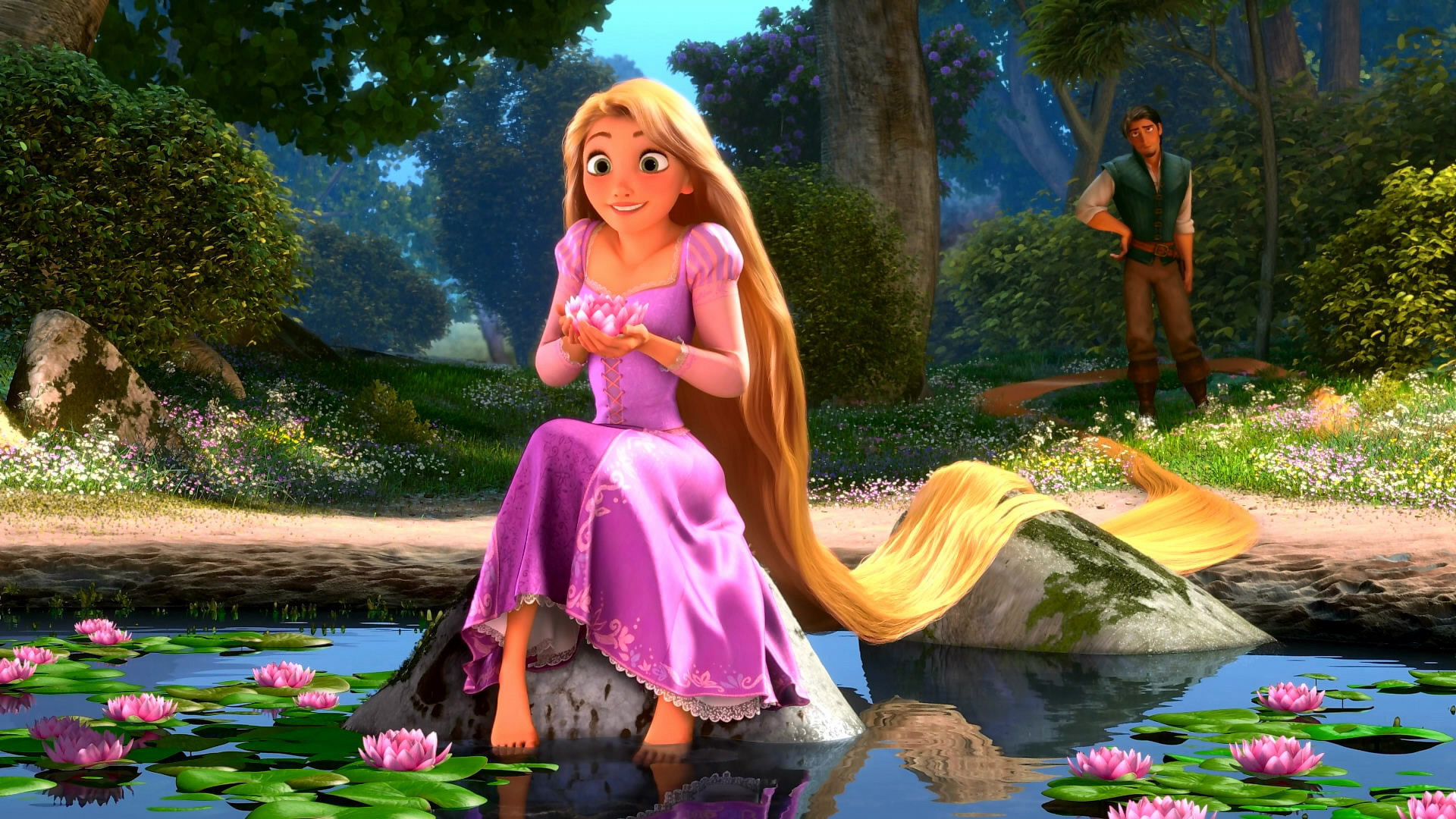 Cartoon Rapunzel, Die verwirrte Geschichte, Fr desktop, Fun-filled adventure, 1920x1080 Full HD Desktop