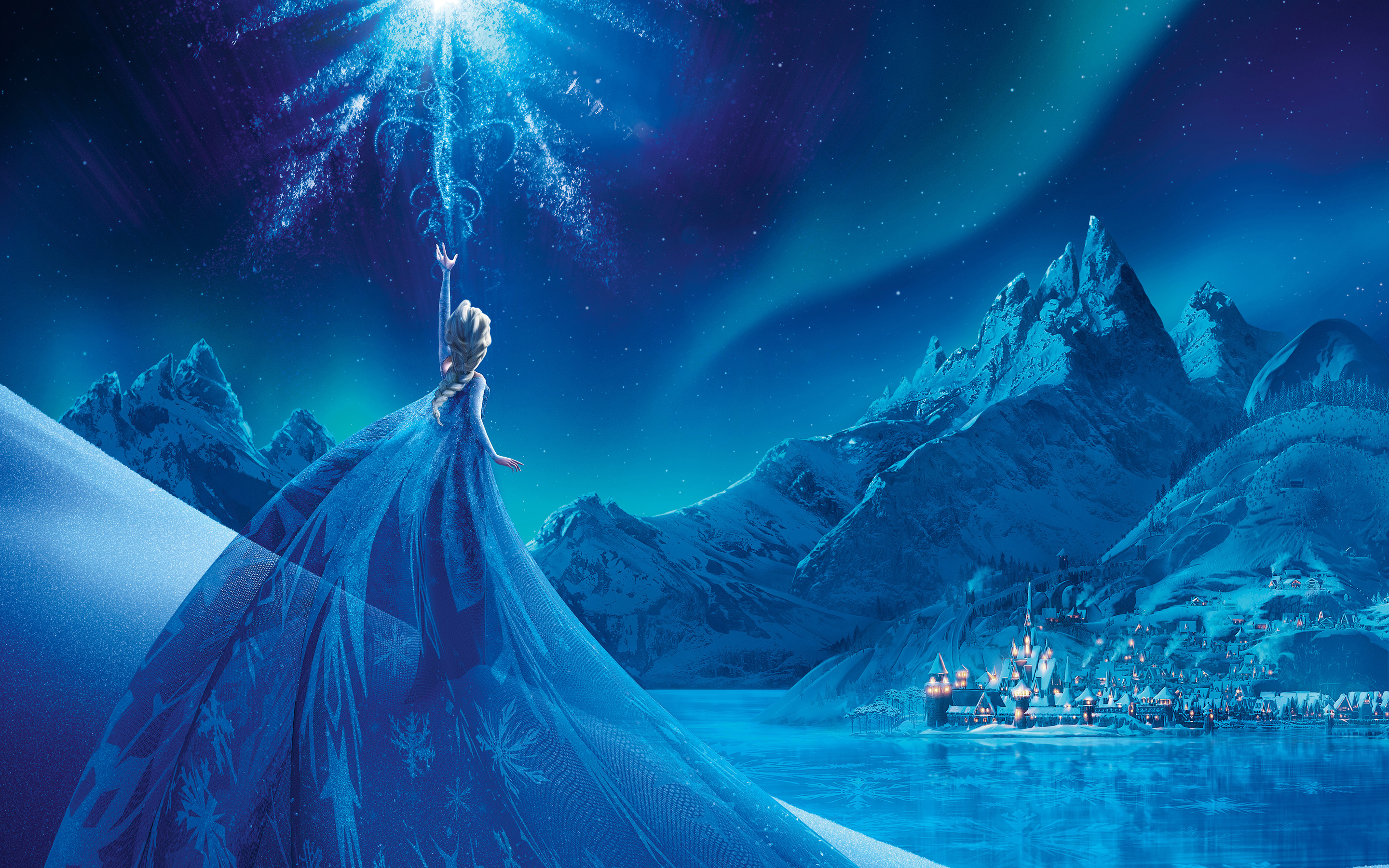 Arendelle, Elsa (Frozen) Wallpaper, 2880x1800 HD Desktop