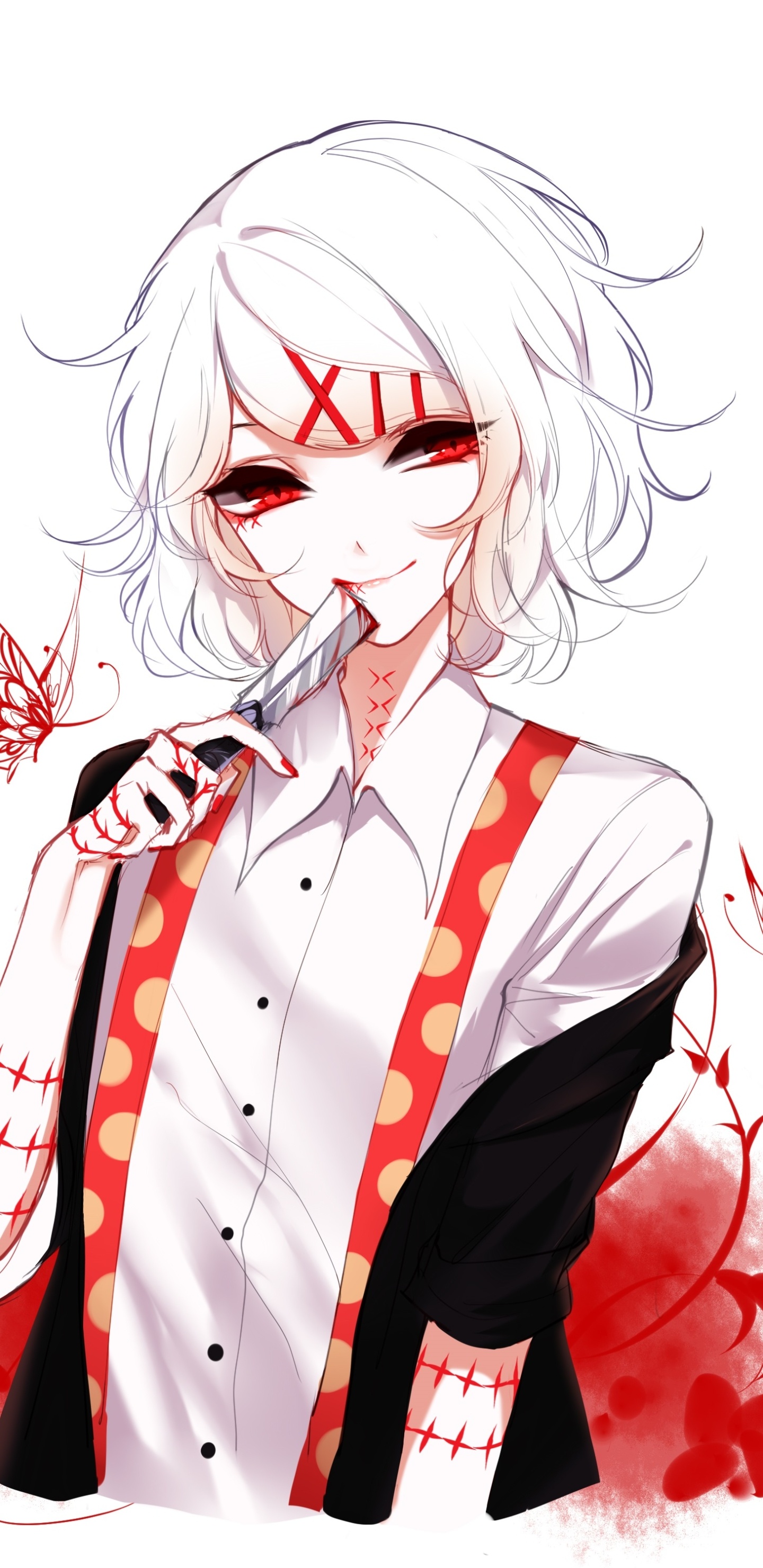 Juuzou Suzuya, Anime Tokyo Ghoul, 1440x2960 HD Phone