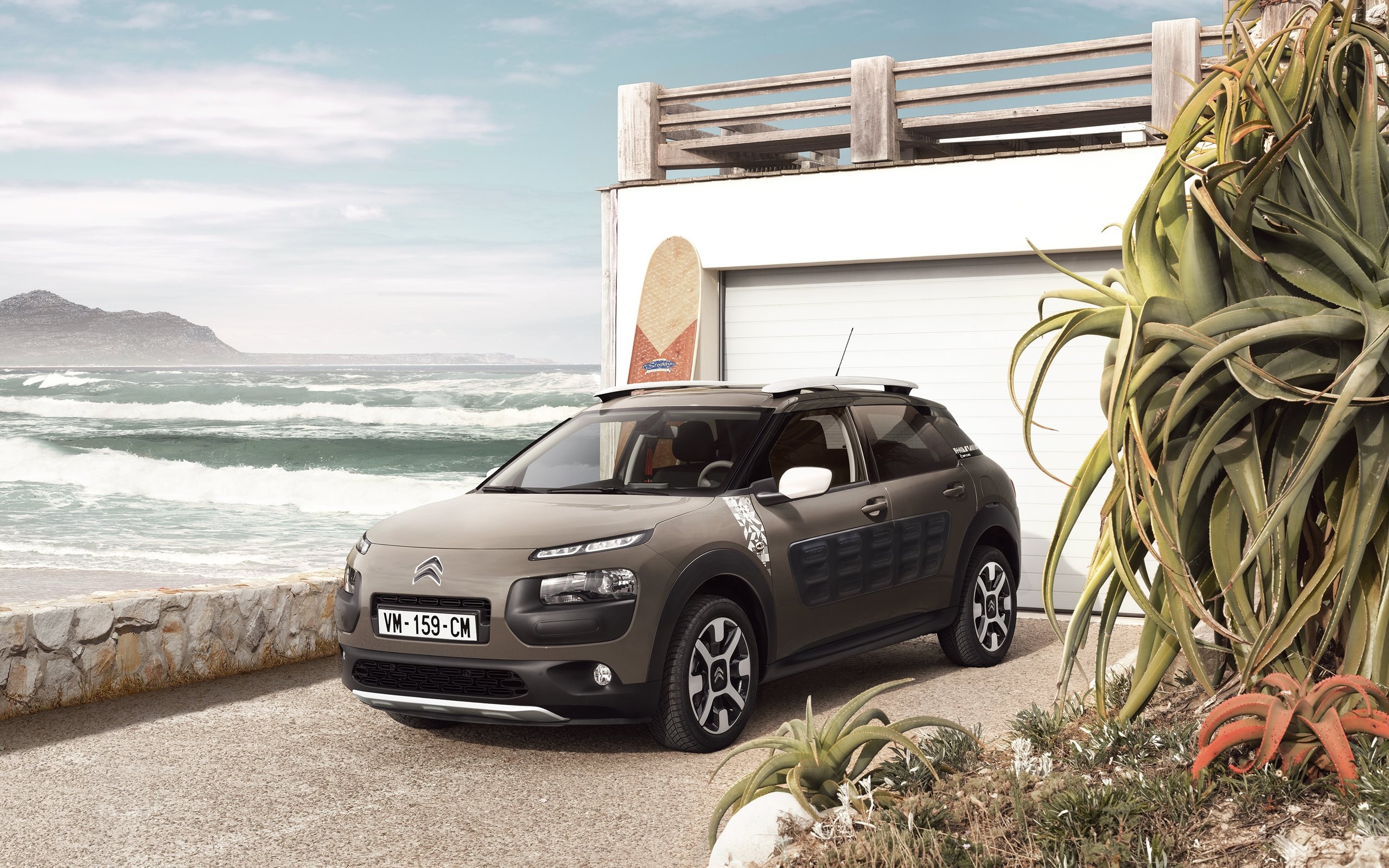 Citroen C4, Cactus 2018 hatchback, new cars, gray, 2560x1600 HD Desktop