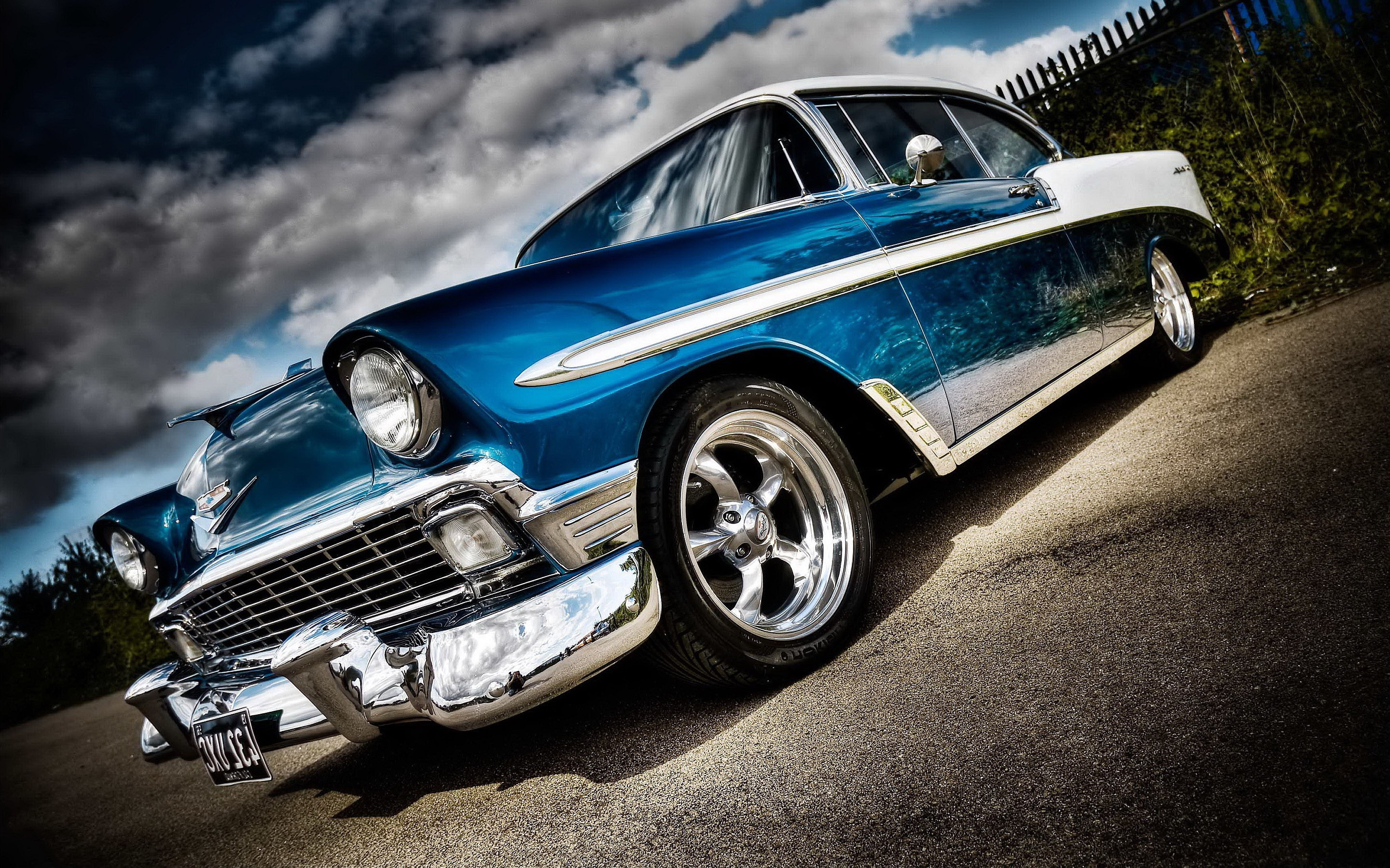 Chevrolet Bel Air, Vintage Cars Wallpaper, 2880x1800 HD Desktop