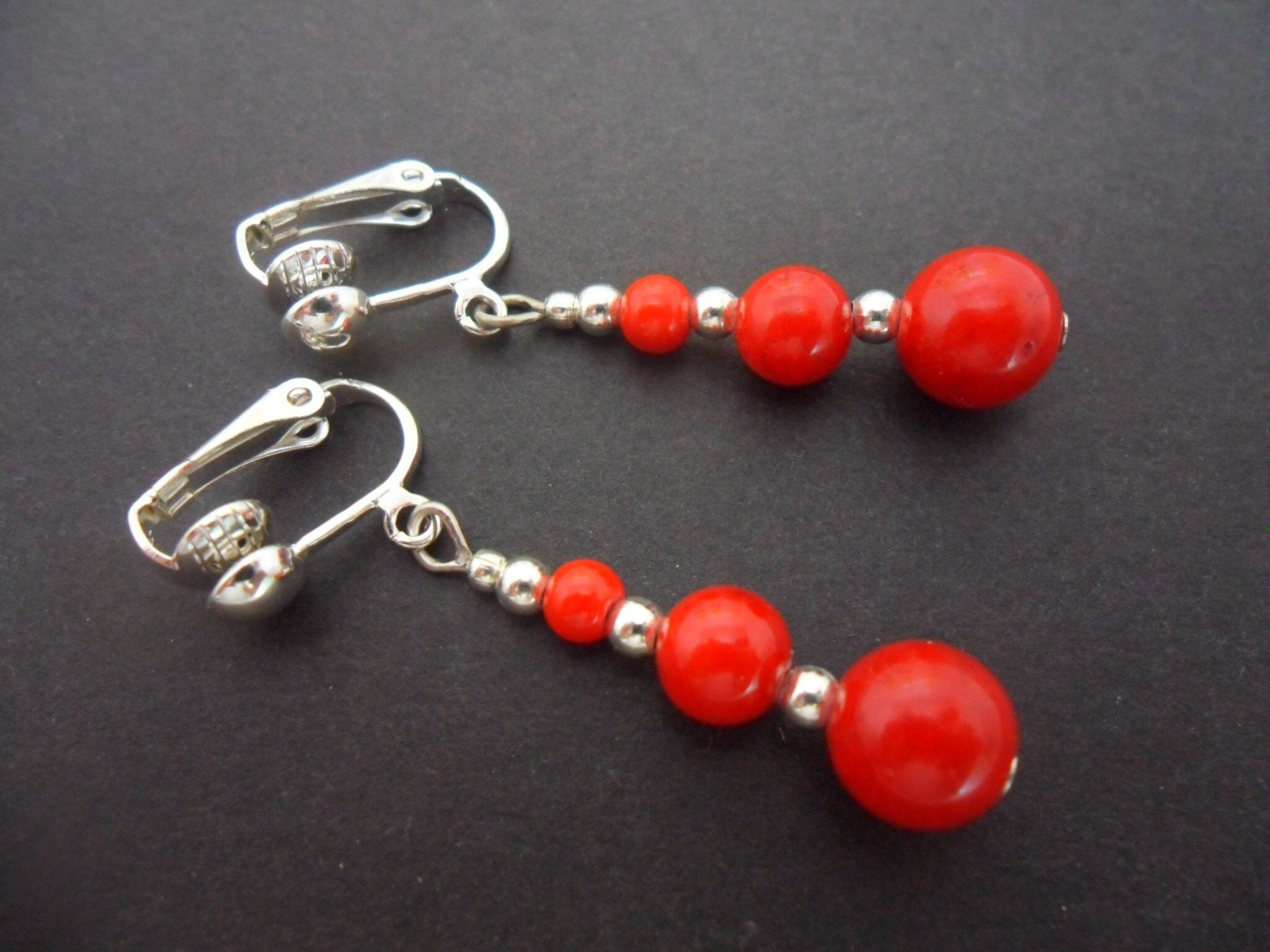 Bead earrings, Red Coral Wallpaper, 2050x1540 HD Desktop