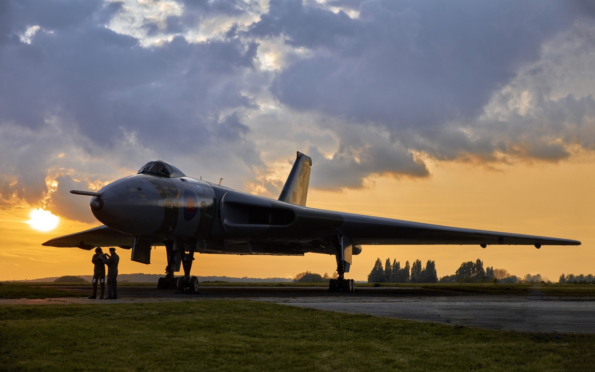 Clouds bomber aviation, Avro Vulcan, Sky-high power, Aerial dominance, 1920x1200 HD Desktop