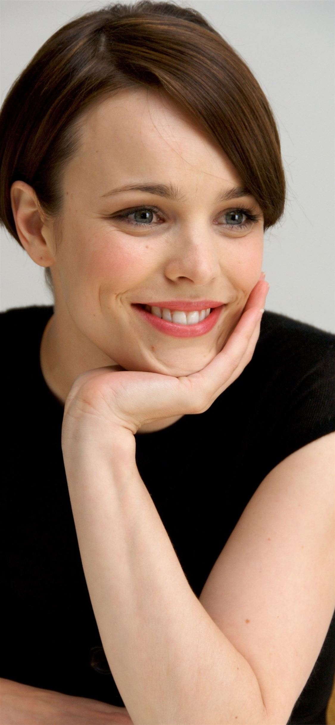 Rachel McAdams, Fun-loving actress, iPhone wallpapers, Download now, 1130x2440 HD Phone