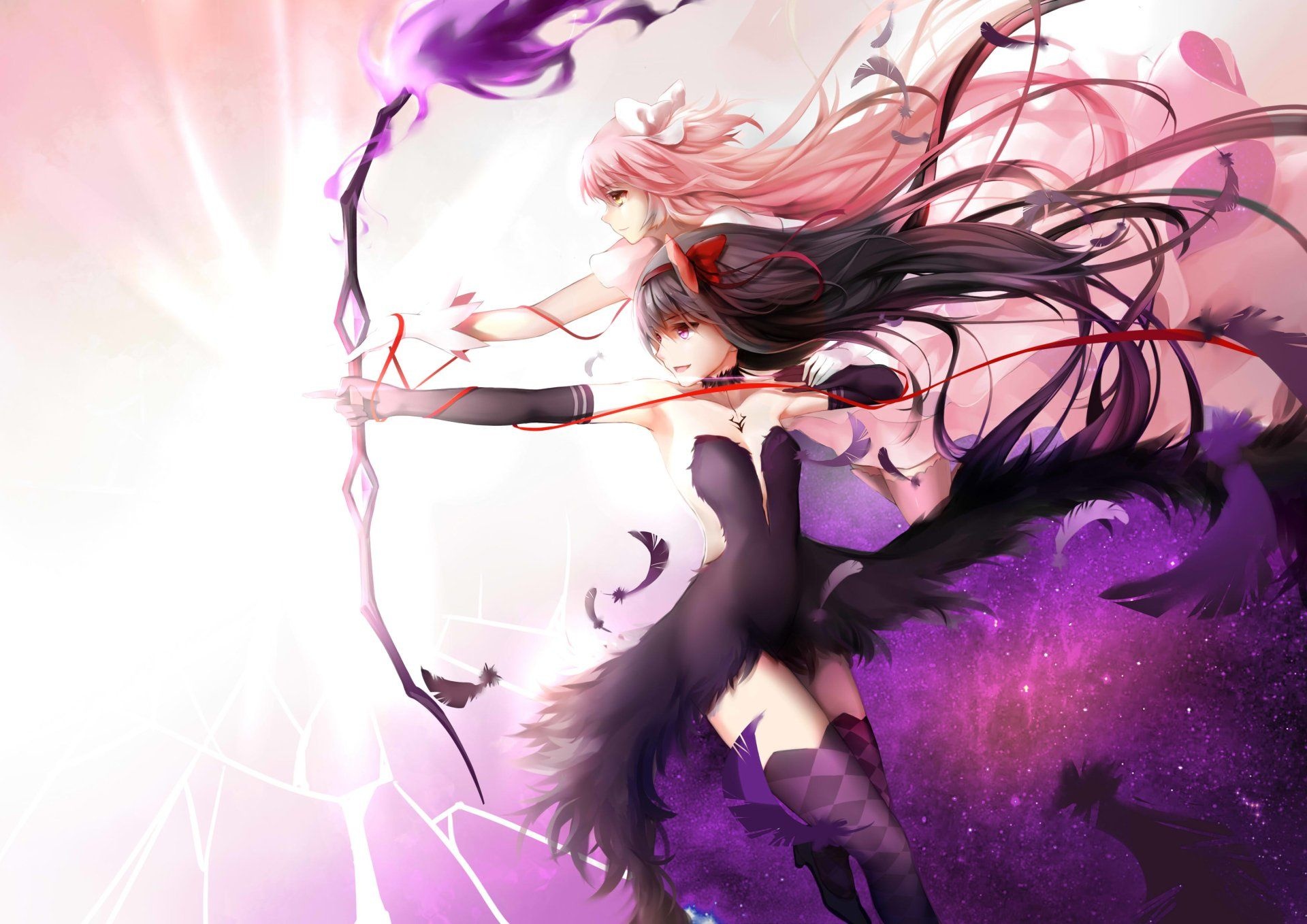 Madoka Magica anime, Madoka Magica, Anime girls, Magical girl, 1920x1360 HD Desktop