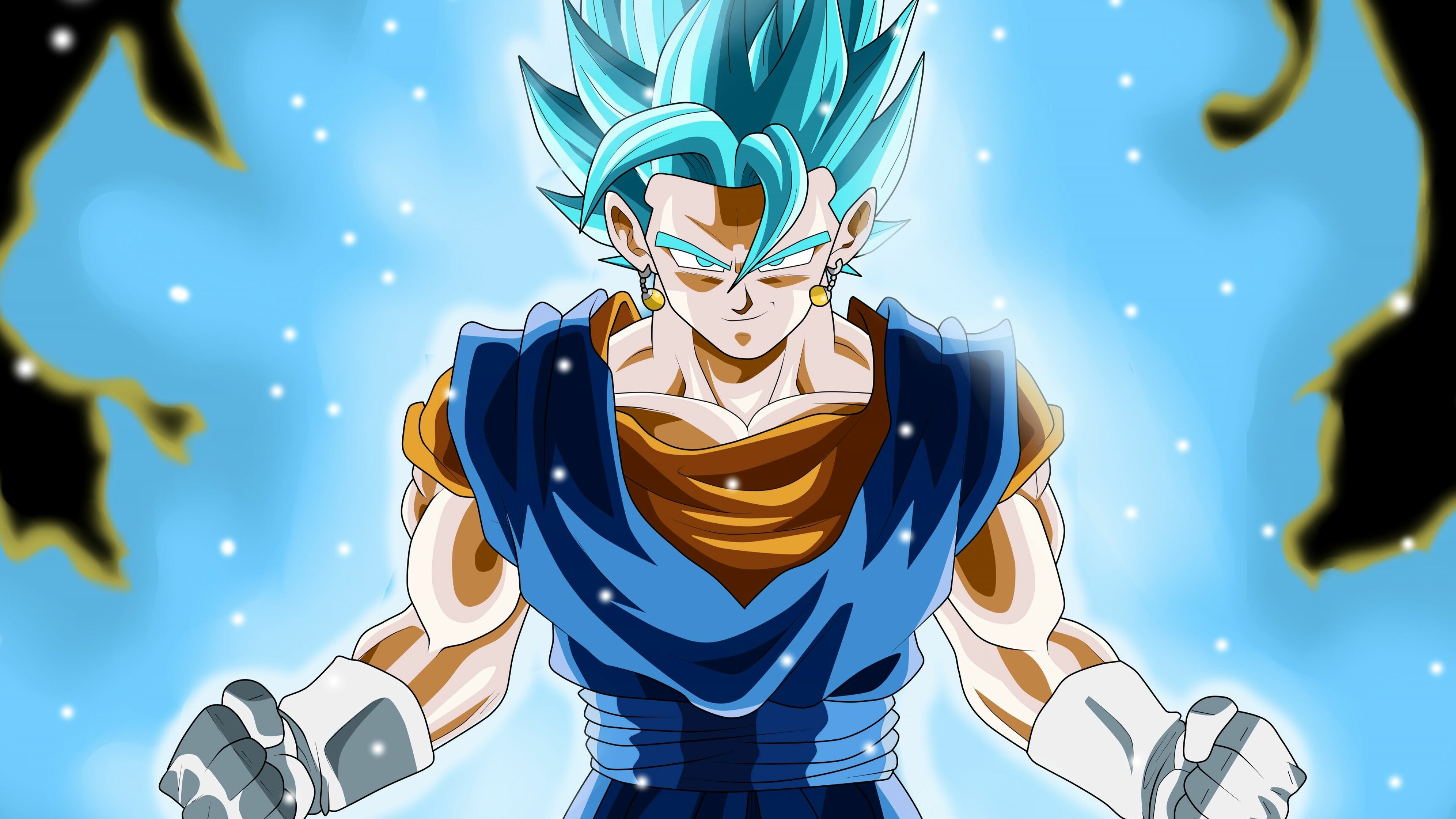 Super Saiyan Blue, Dragon Ball Z Wallpaper, 3840x2160 4K Desktop