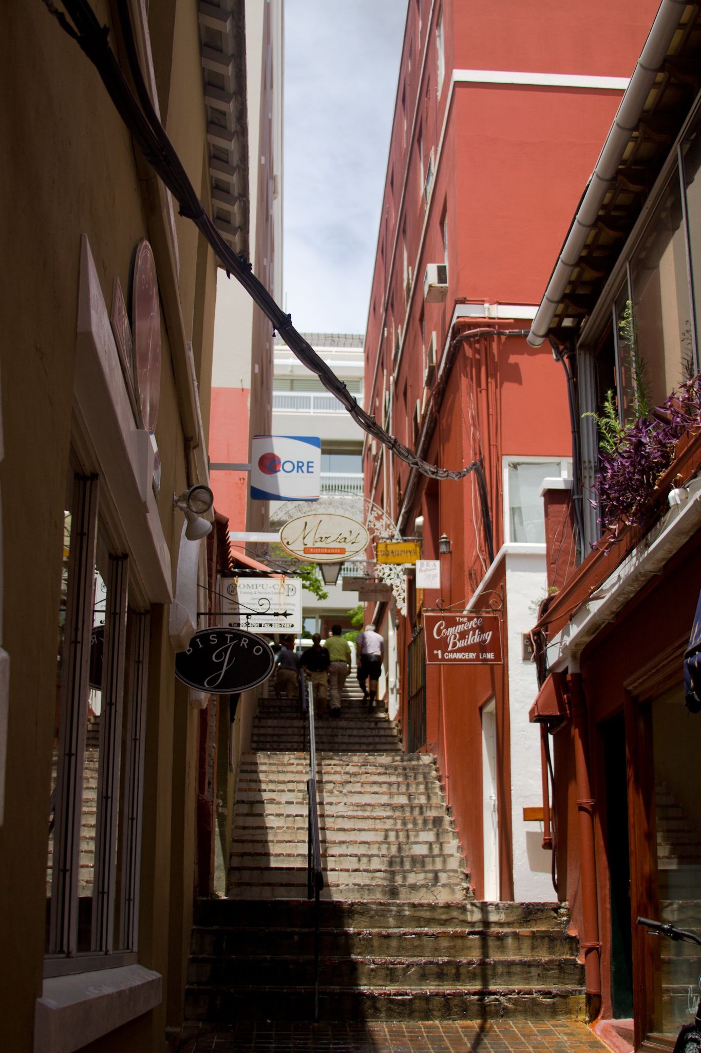 Side street Chancery Lane, Hamilton, Bermuda, Trip, 1370x2050 HD Phone