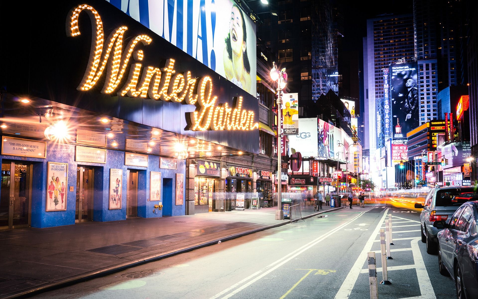 Winter Garden Theatre, Broadway Wallpaper, 1920x1200 HD Desktop