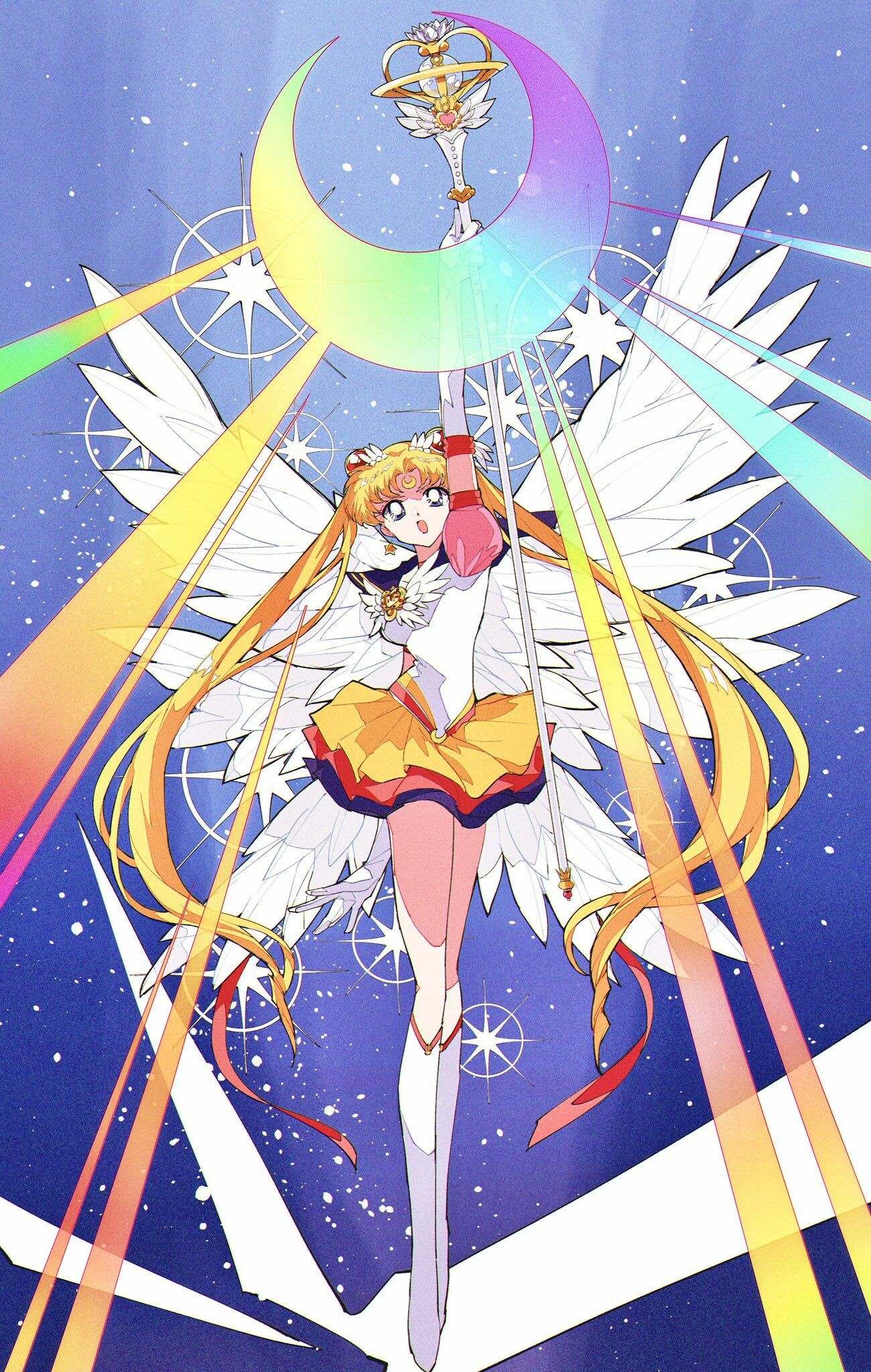 Sailor Moon Eternal Anime, Manga adaptation, Usagi's adventures, Timeless gif, 1300x2050 HD Phone