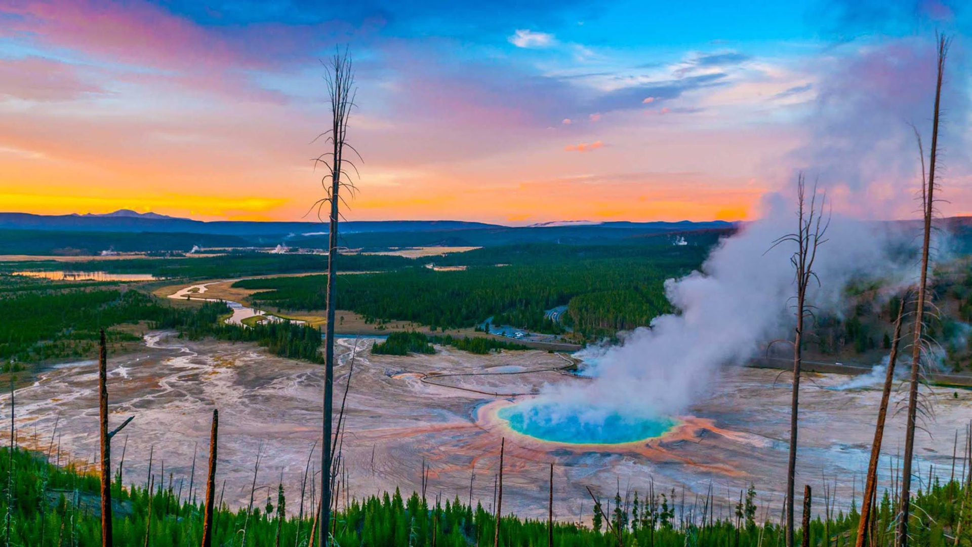 Yellowstone National Park, KDE store, Nature's beauty, Digital wallpaper, 1920x1080 Full HD Desktop