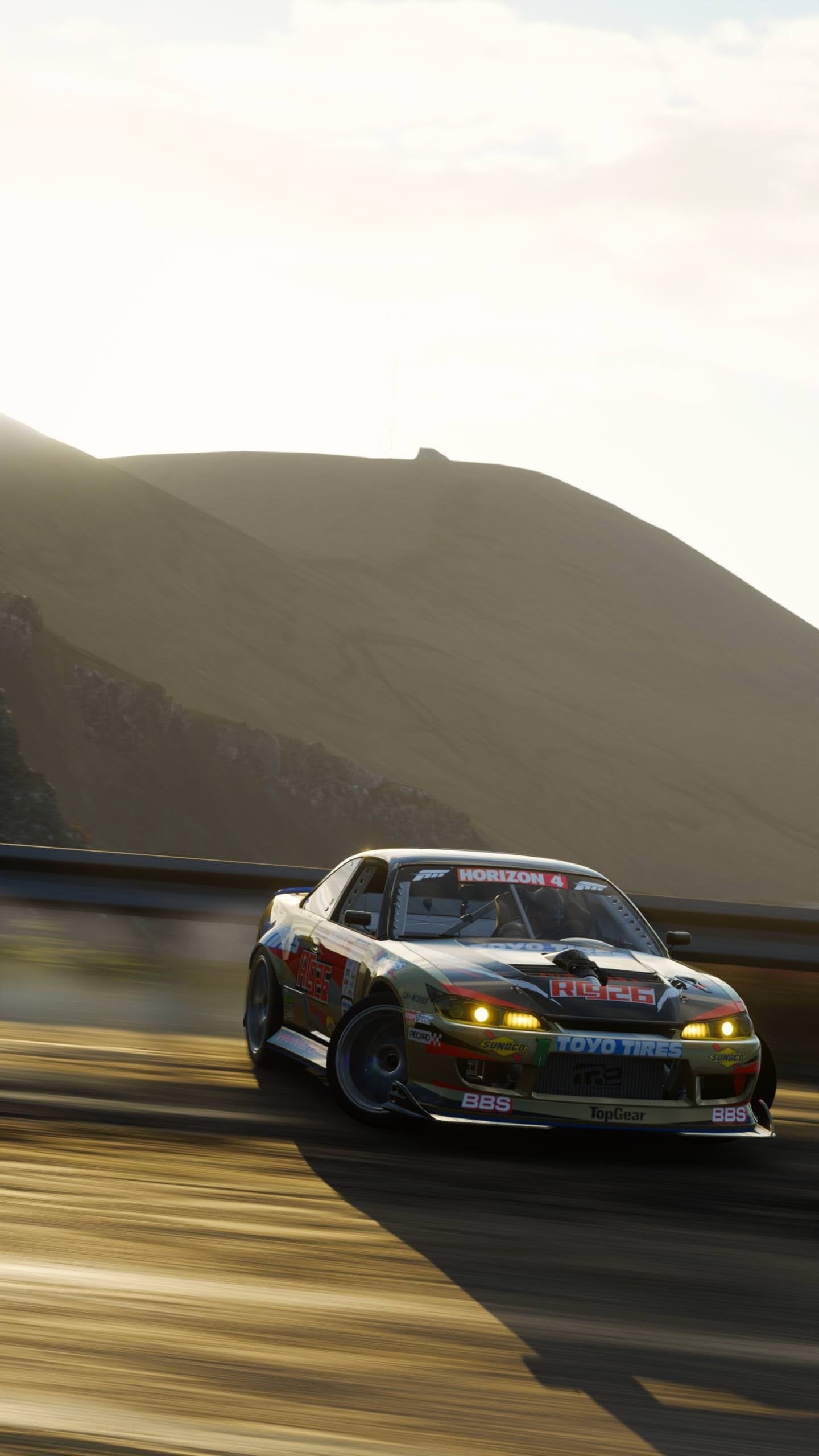 Nissan Silvia RC926 FH 4, Drifting Wallpaper, 1440x2560 HD Phone